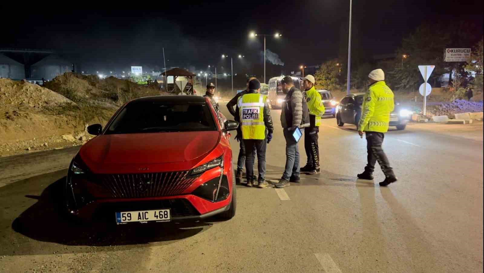 Muratlı’da asayiş ve trafik uygulaması
