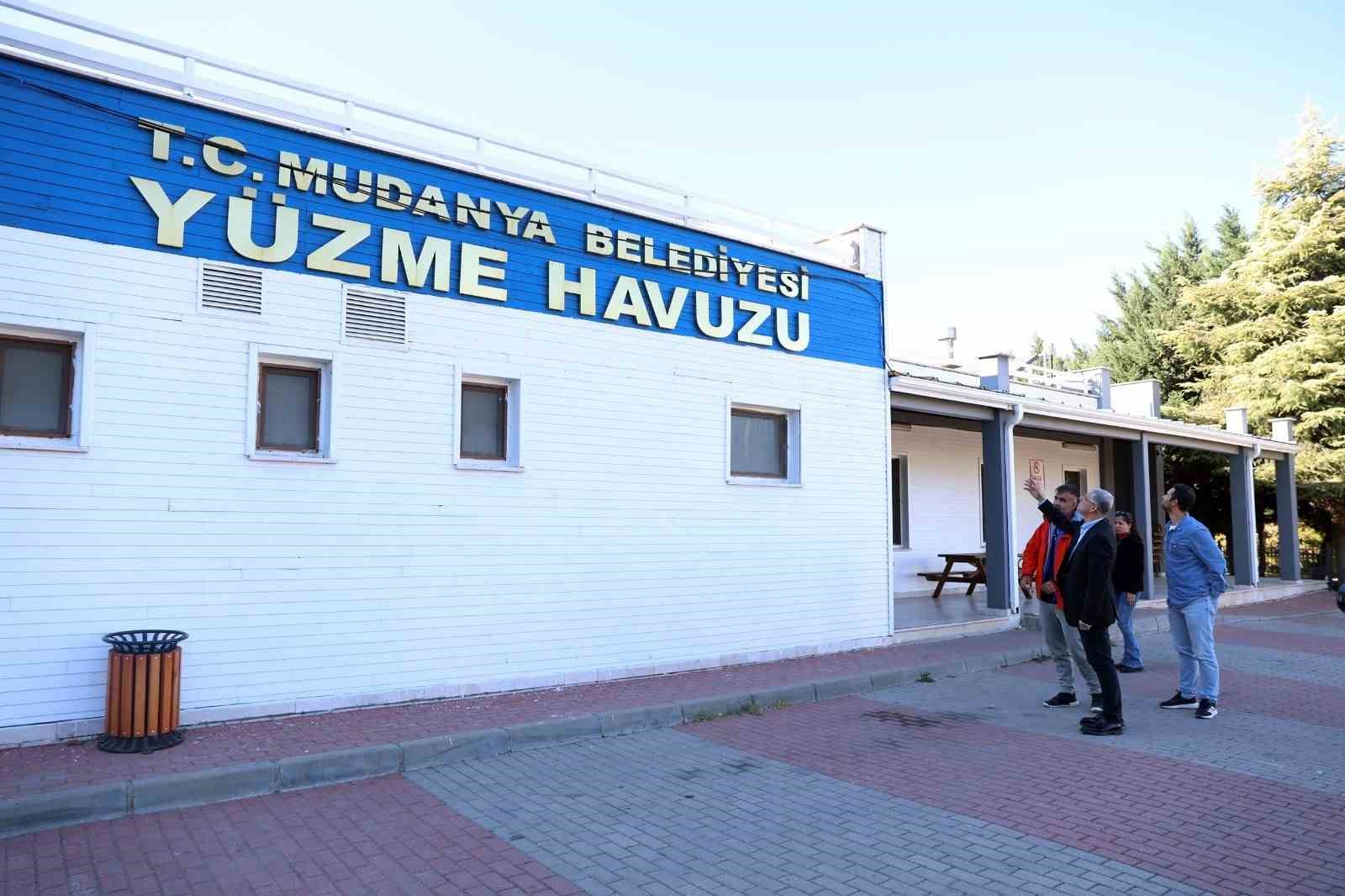 Mudanya havuzu kışa hazırlanıyor
