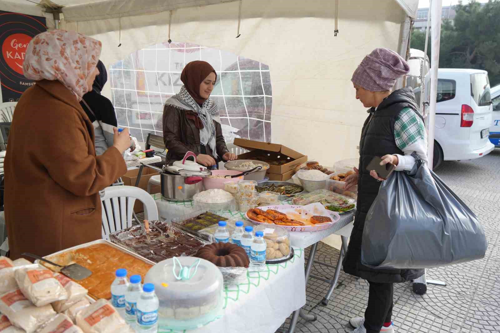 Samsun’dan Filistin’e kardeş eli
