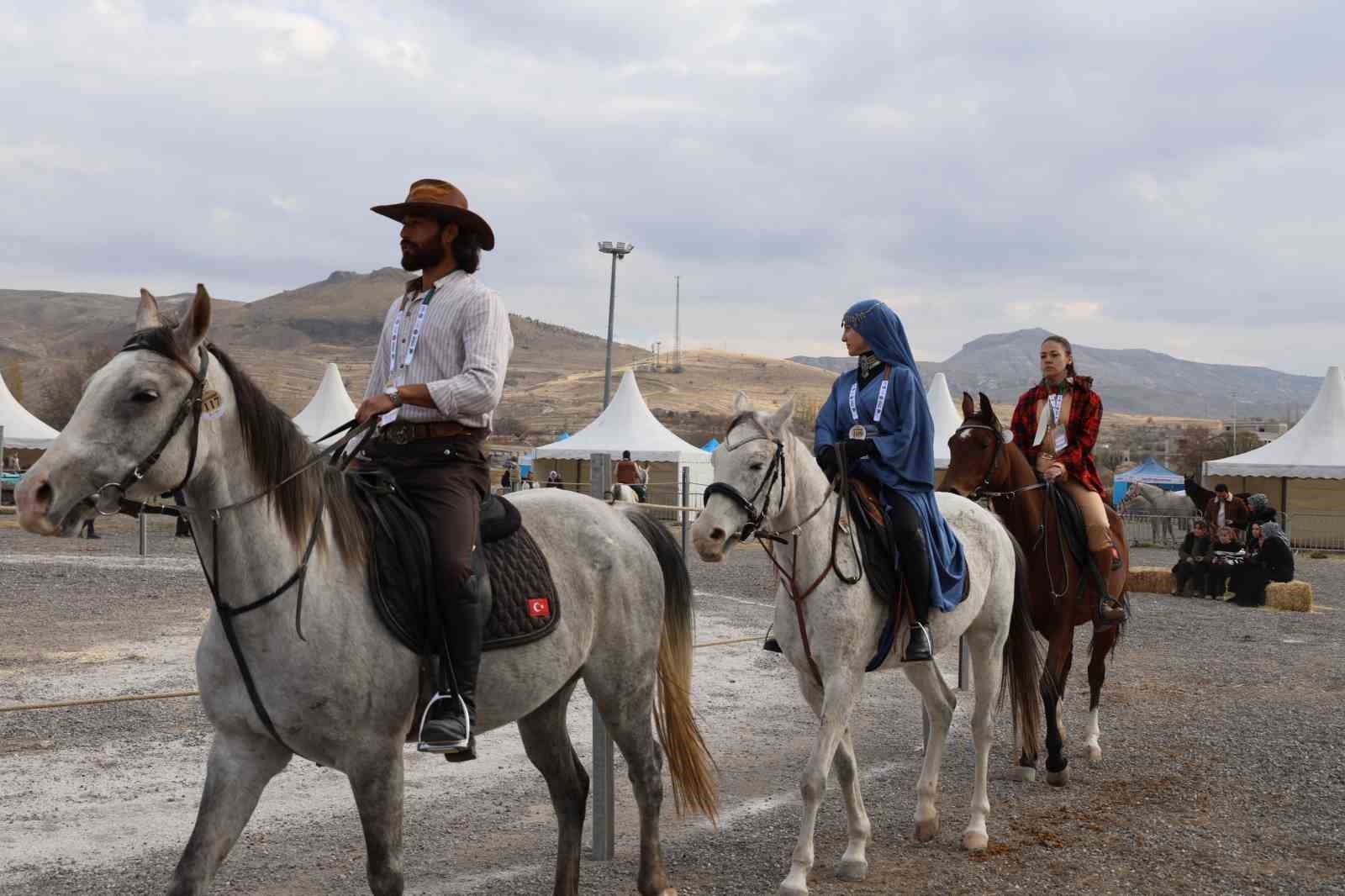 Onlarca at ve at sever bir araya geldi
