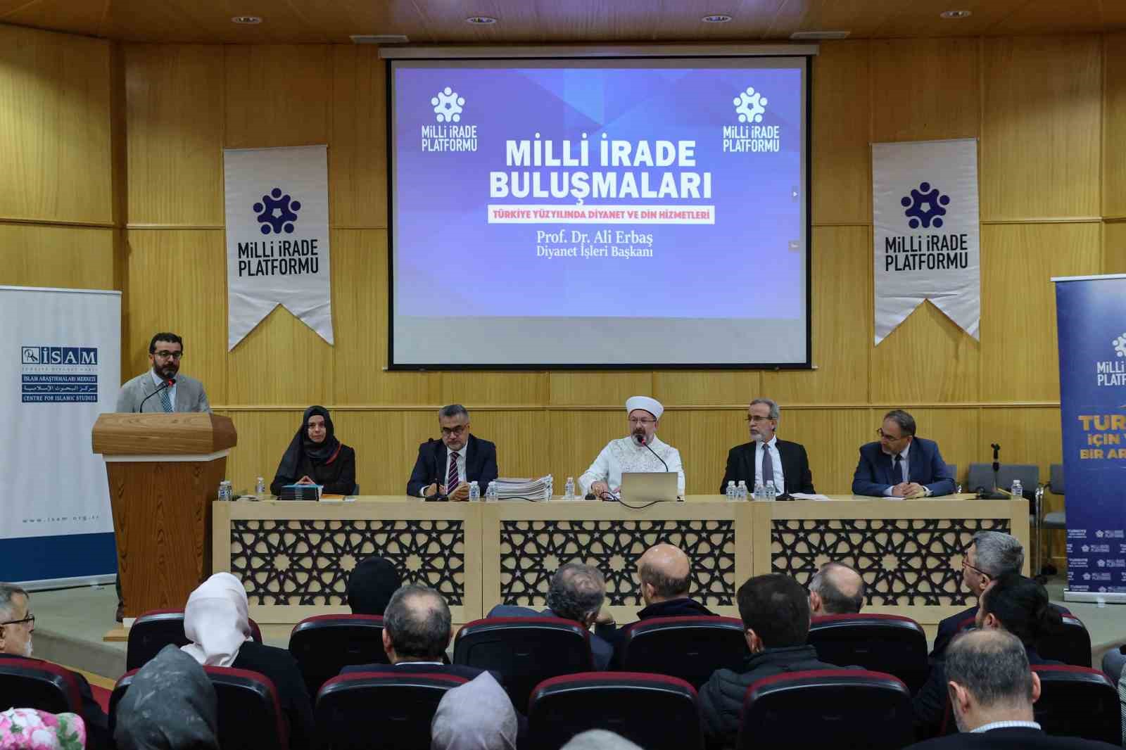 Diyanet İşleri Başkanı Prof. Dr. Erbaş: 