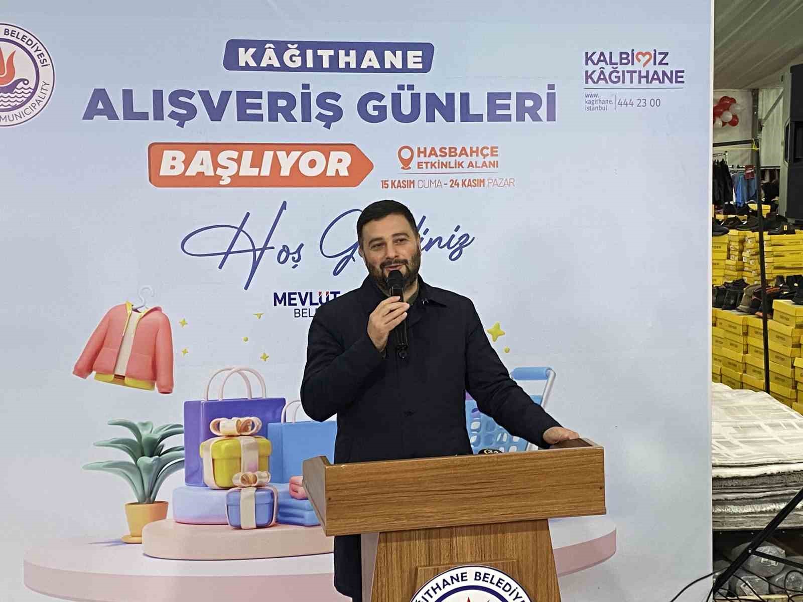 Kağıthane’de alışveriş günleri başladı
