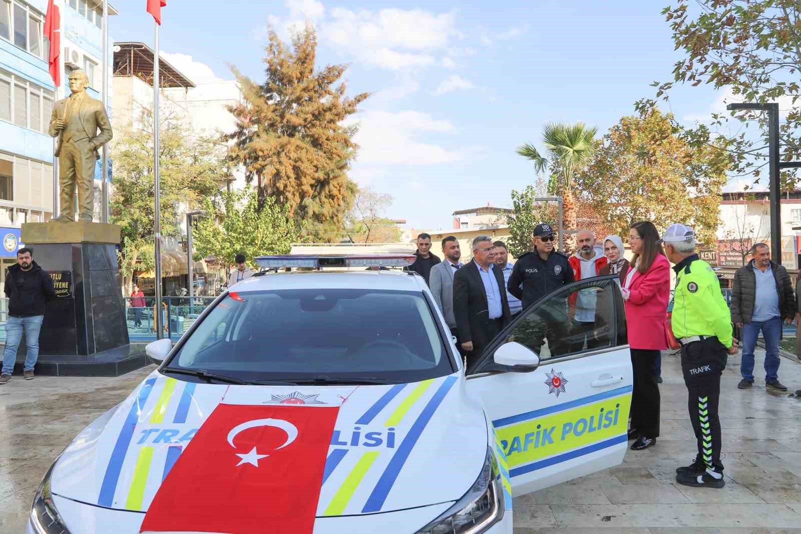 Köşk emniyeti yeni araçları için pilav hayrı gerçekleştirdi
