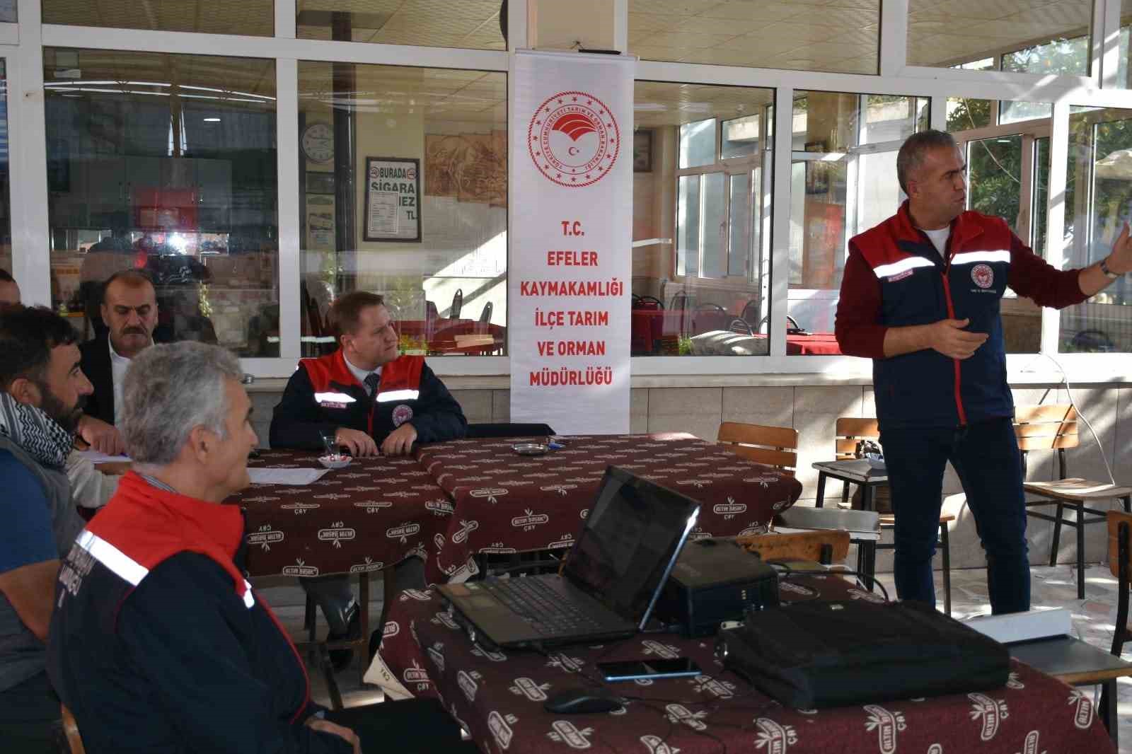 Aydın’da 42 mahallede üreticiler bilgilendirildi
