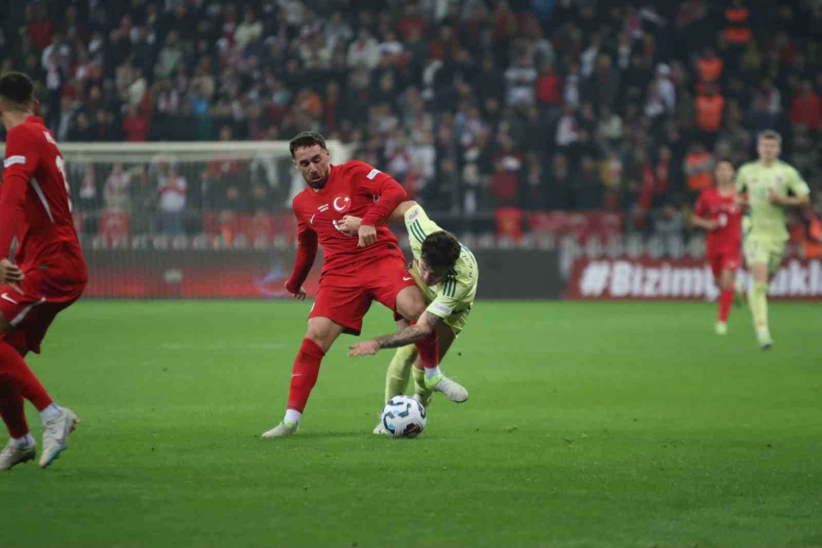 UEFA Uluslar Ligi: Türkiye: 0 - Galler: 0 (İlk yarı)
