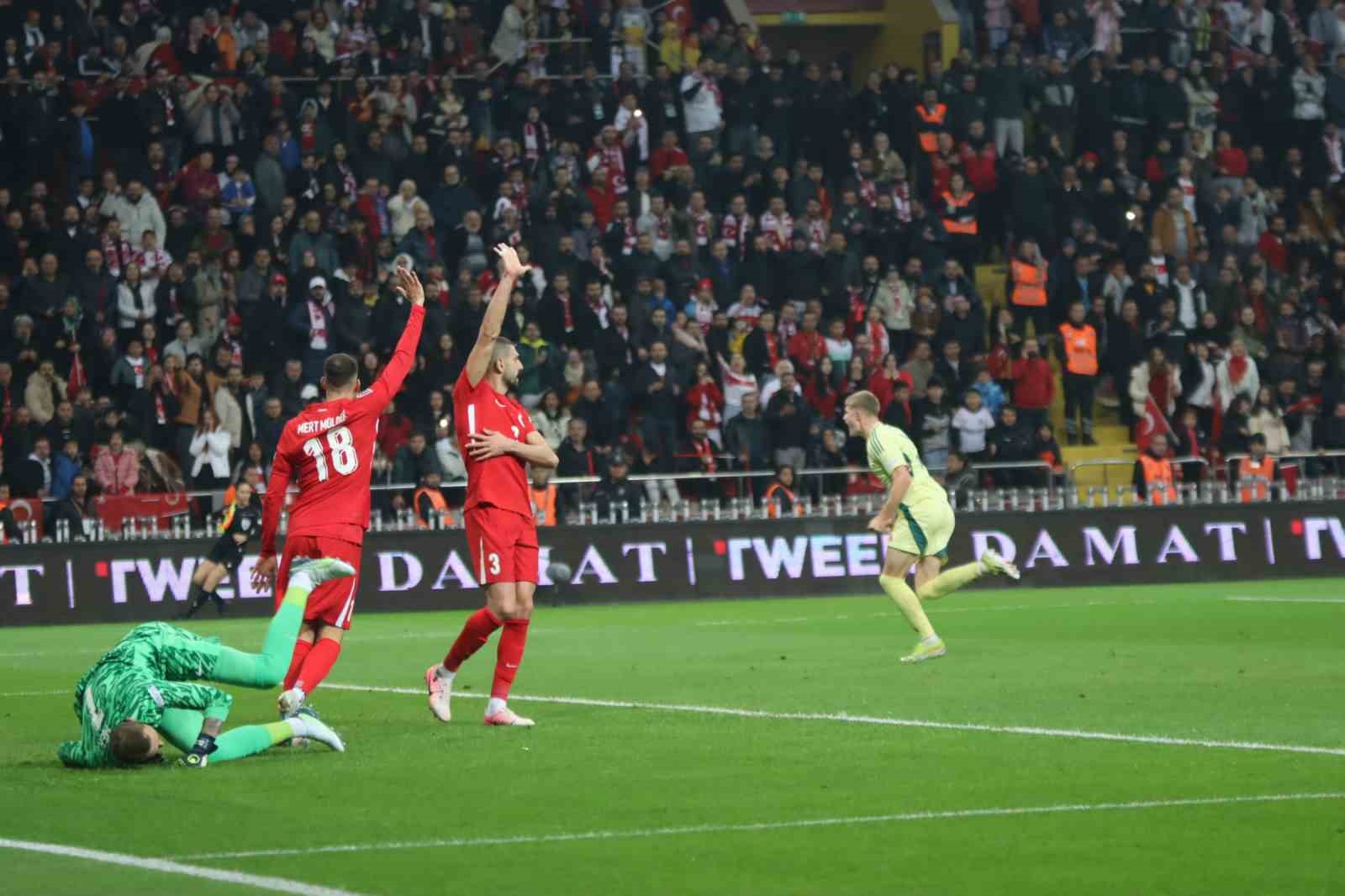 UEFA Uluslar Ligi: Türkiye: 0 - Galler: 0 (İlk yarı)
