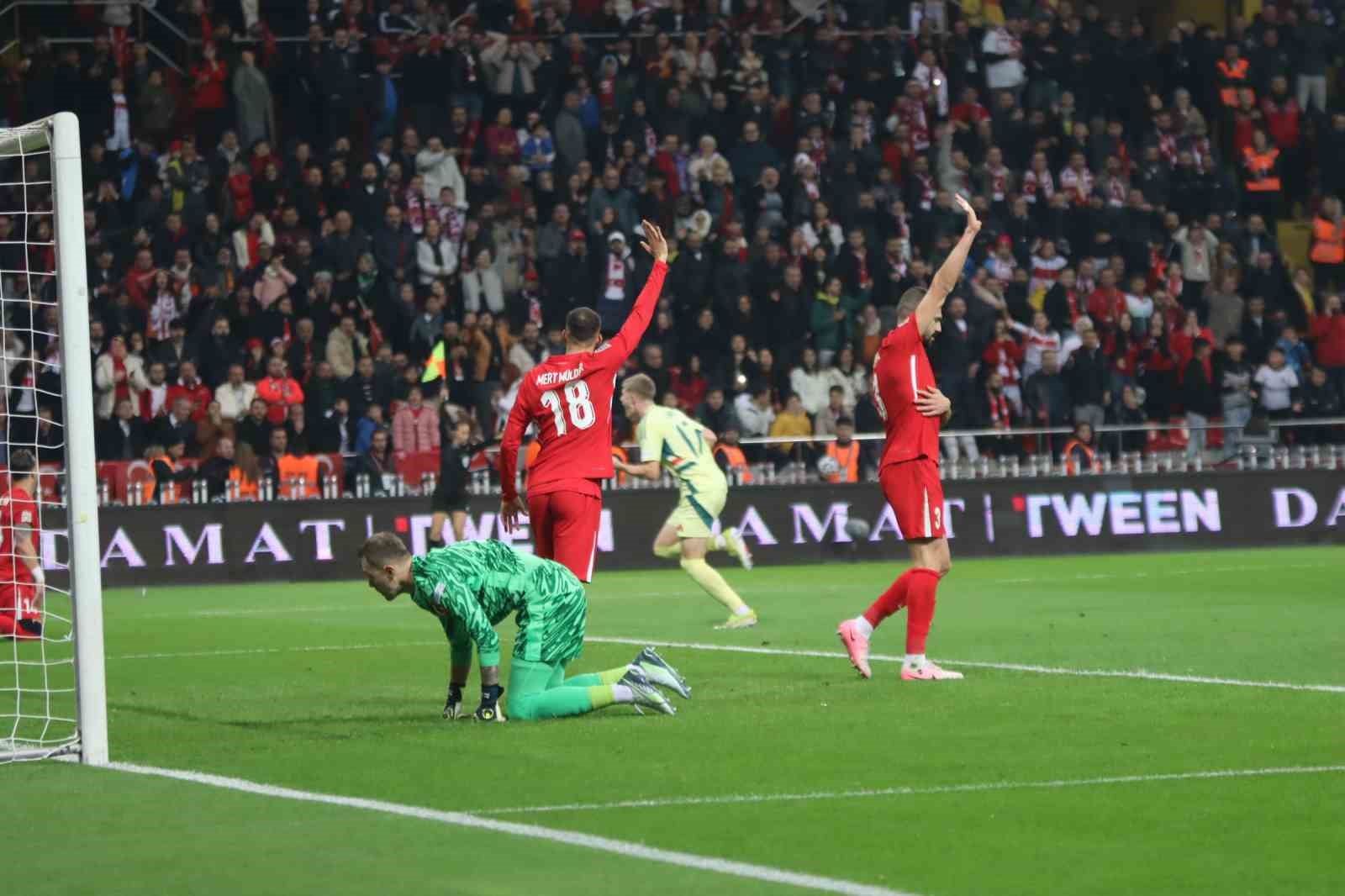 UEFA Uluslar Ligi: Türkiye: 0 - Galler: 0 (İlk yarı)
