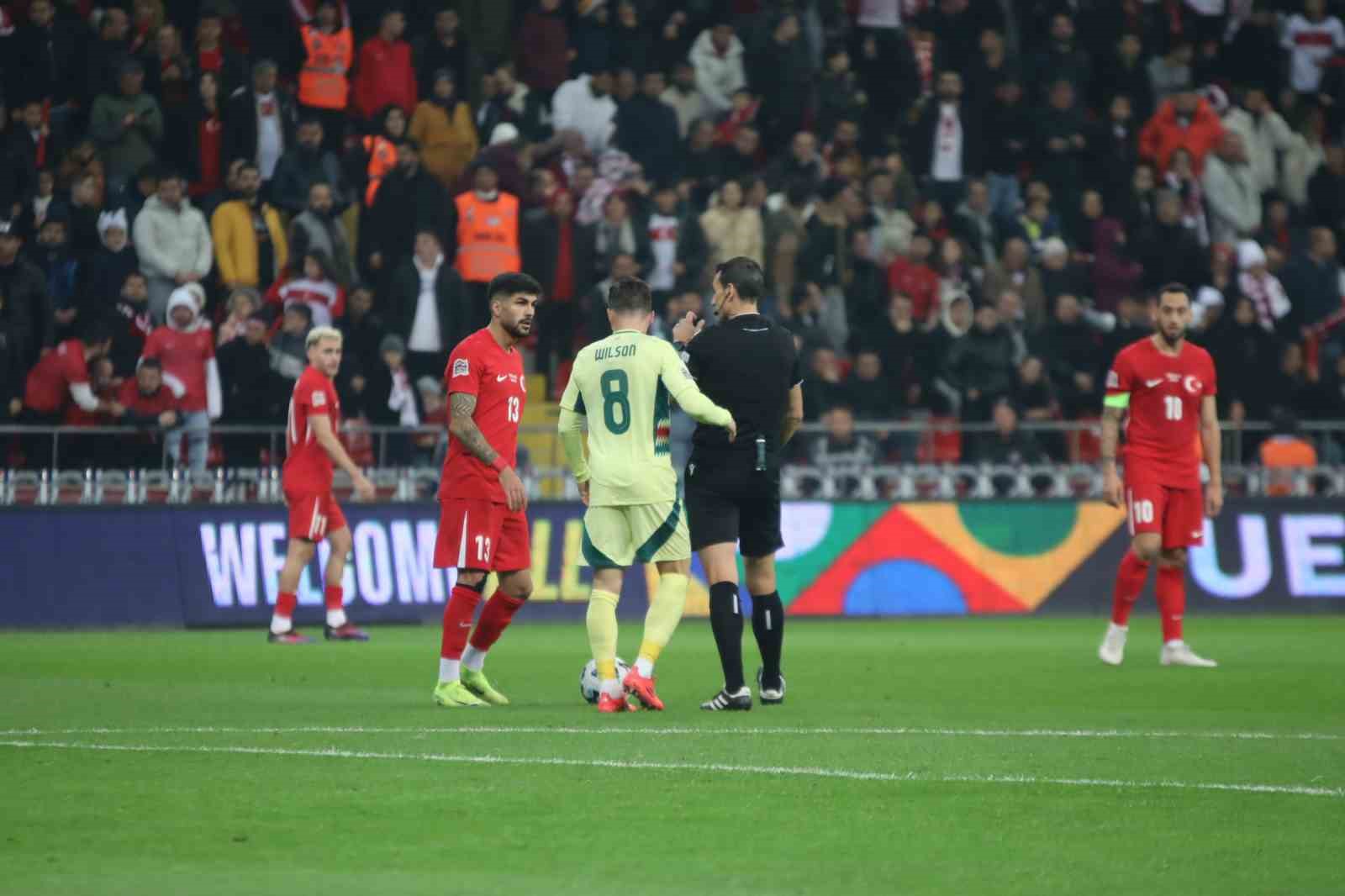 UEFA Uluslar Ligi: Türkiye: 0 - Galler: 0 (İlk yarı)
