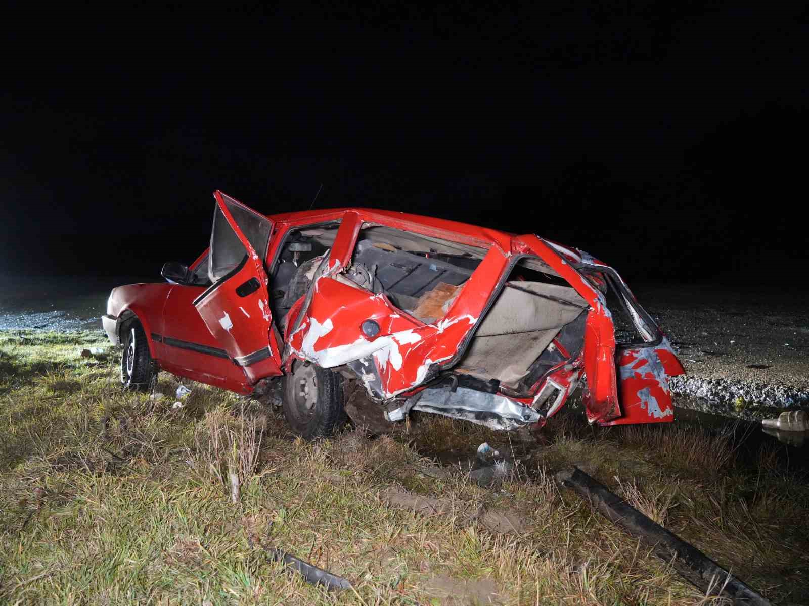 Kastamonu’da feci kazada araç hurda yığınına döndü: 1 ölü, 1’i ağır 2 yaralı
