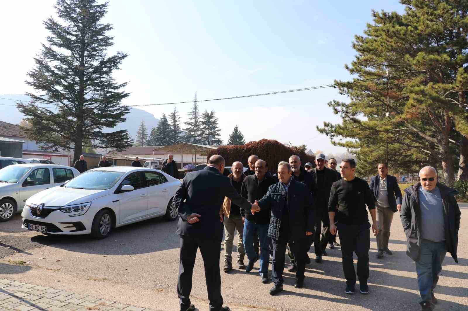 Erzincan çiftçisi Tokat’ta
