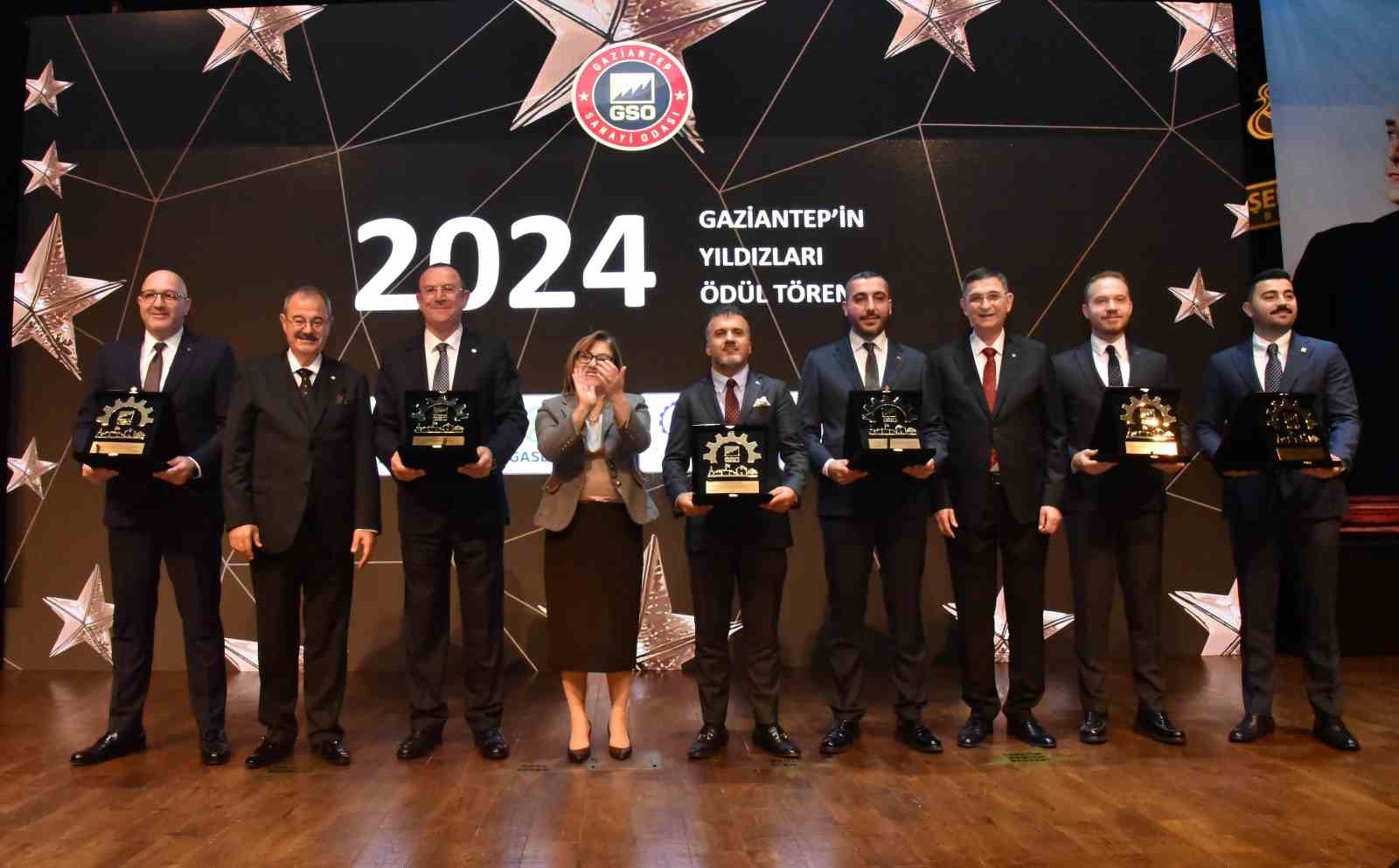 GSO Gaziantep’in yıldızları ödül töreni
