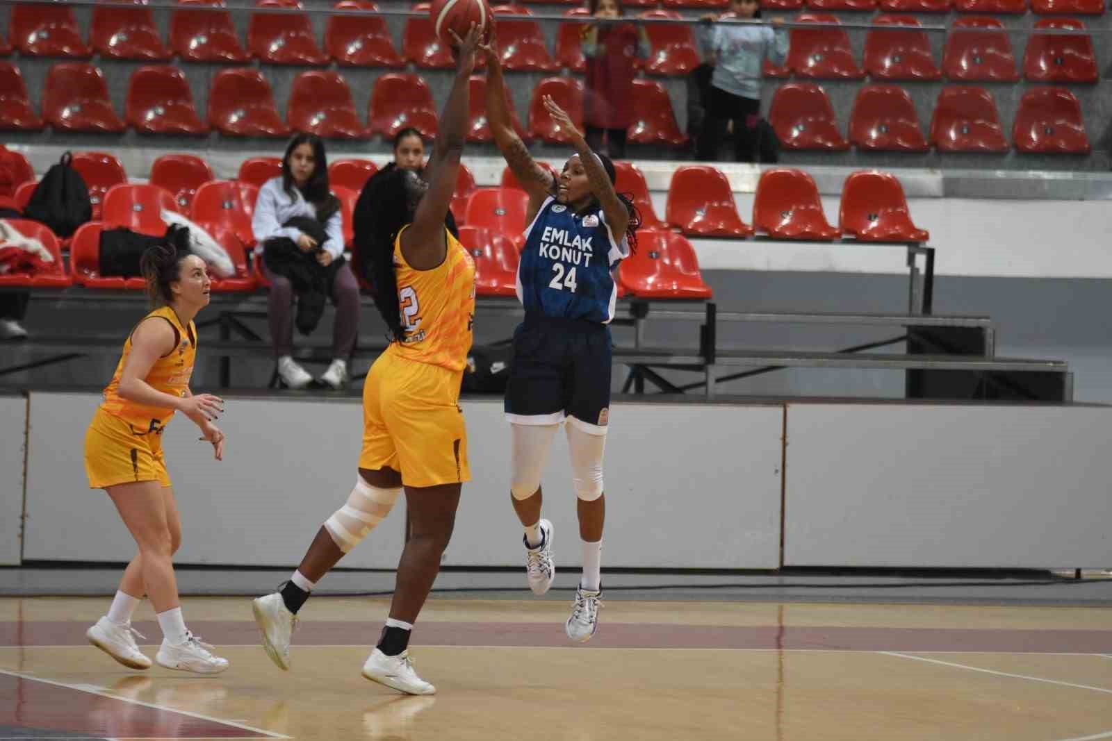 TKBL: Melikgazi Kayseri Basketbol: 76-Emlak Konut: 84
