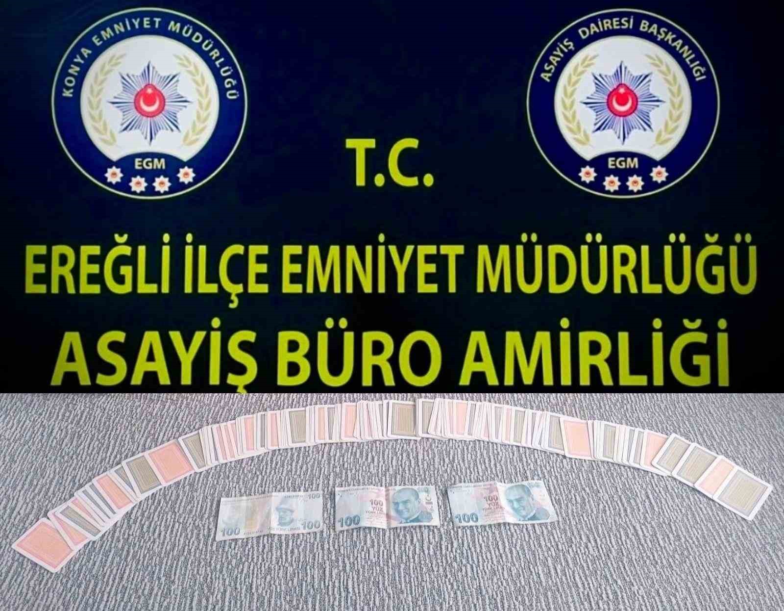 Konya’da kumar operasyonu: 218 bin lira ceza
