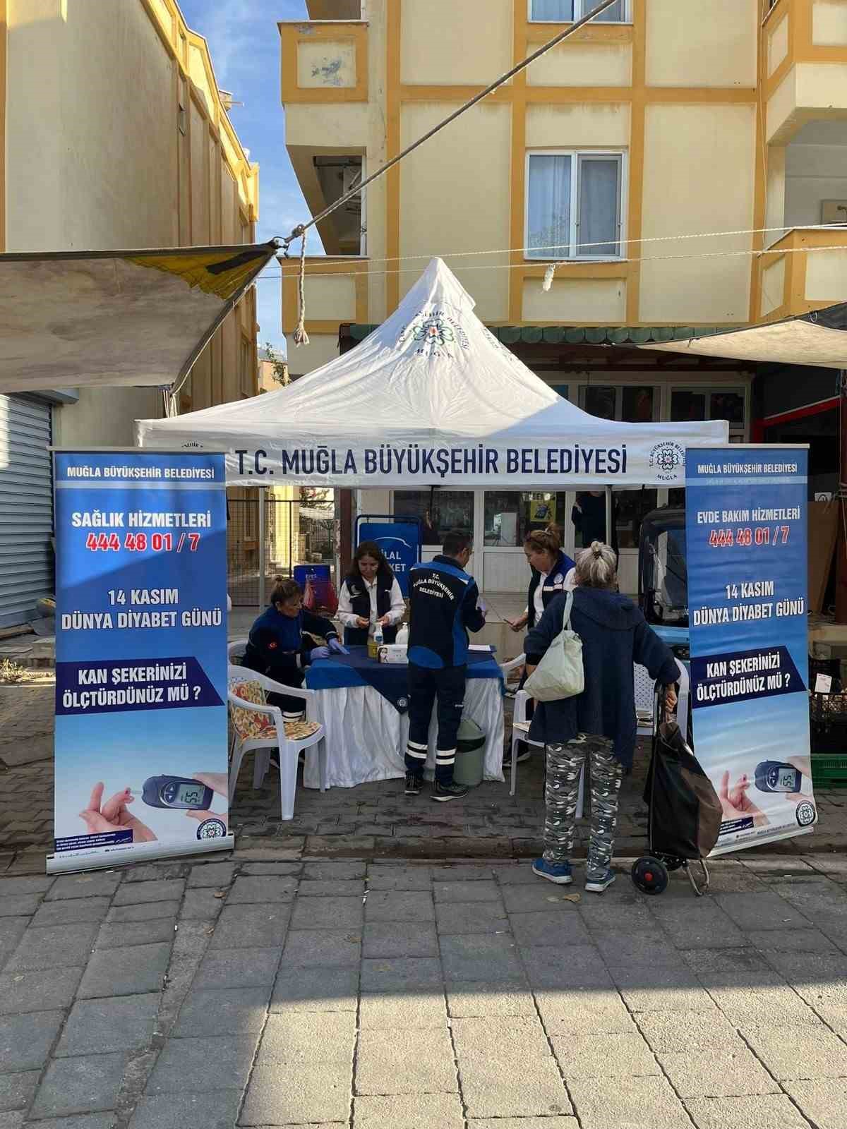 Büyükşehir’den tüm ilçelerde şeker ölçüm ve diyabet farkındalık eğitimi
