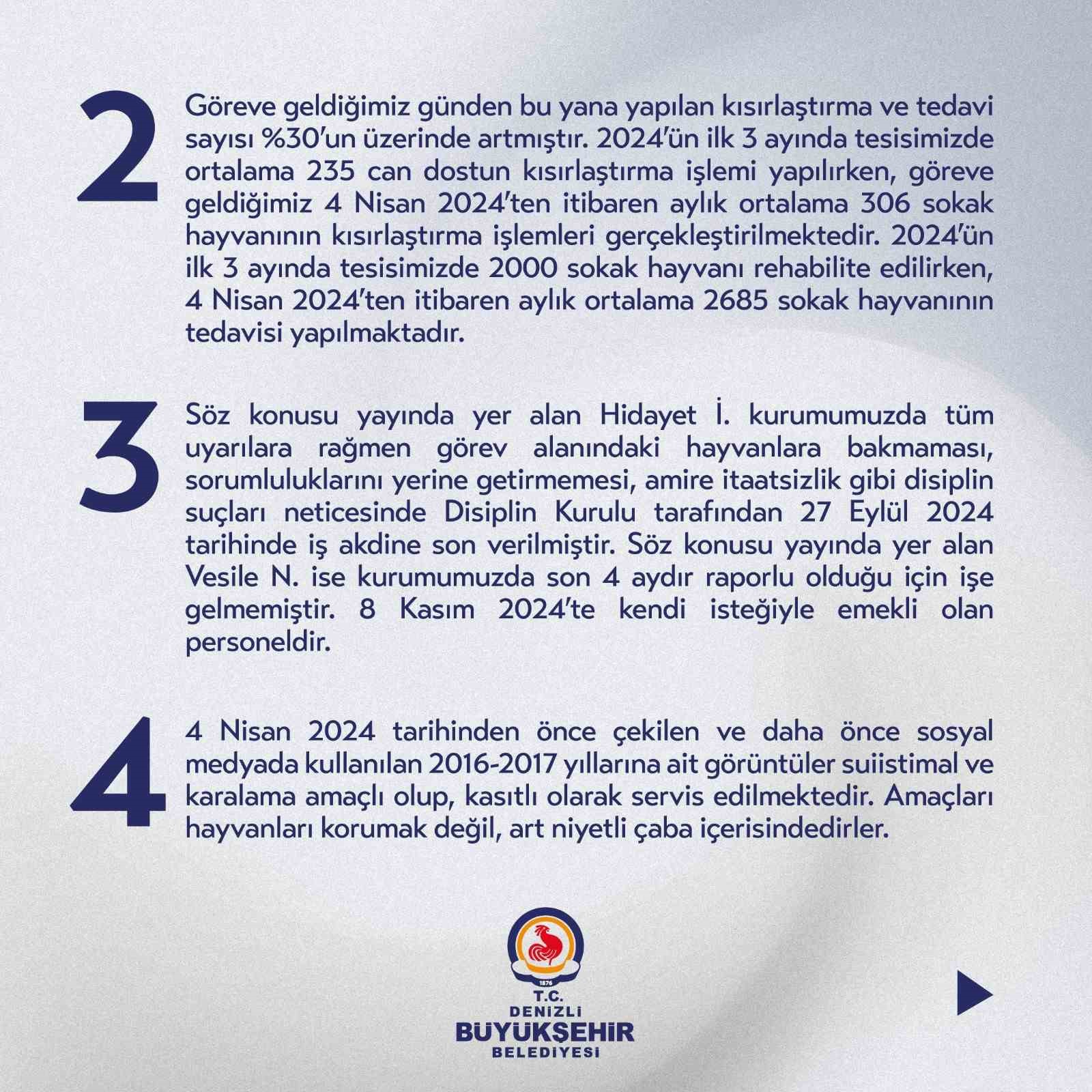 Denizli Büyükşehir Belediyesi; “Barınağımızın kapısı tüm Türkiye’ye açıktır”
