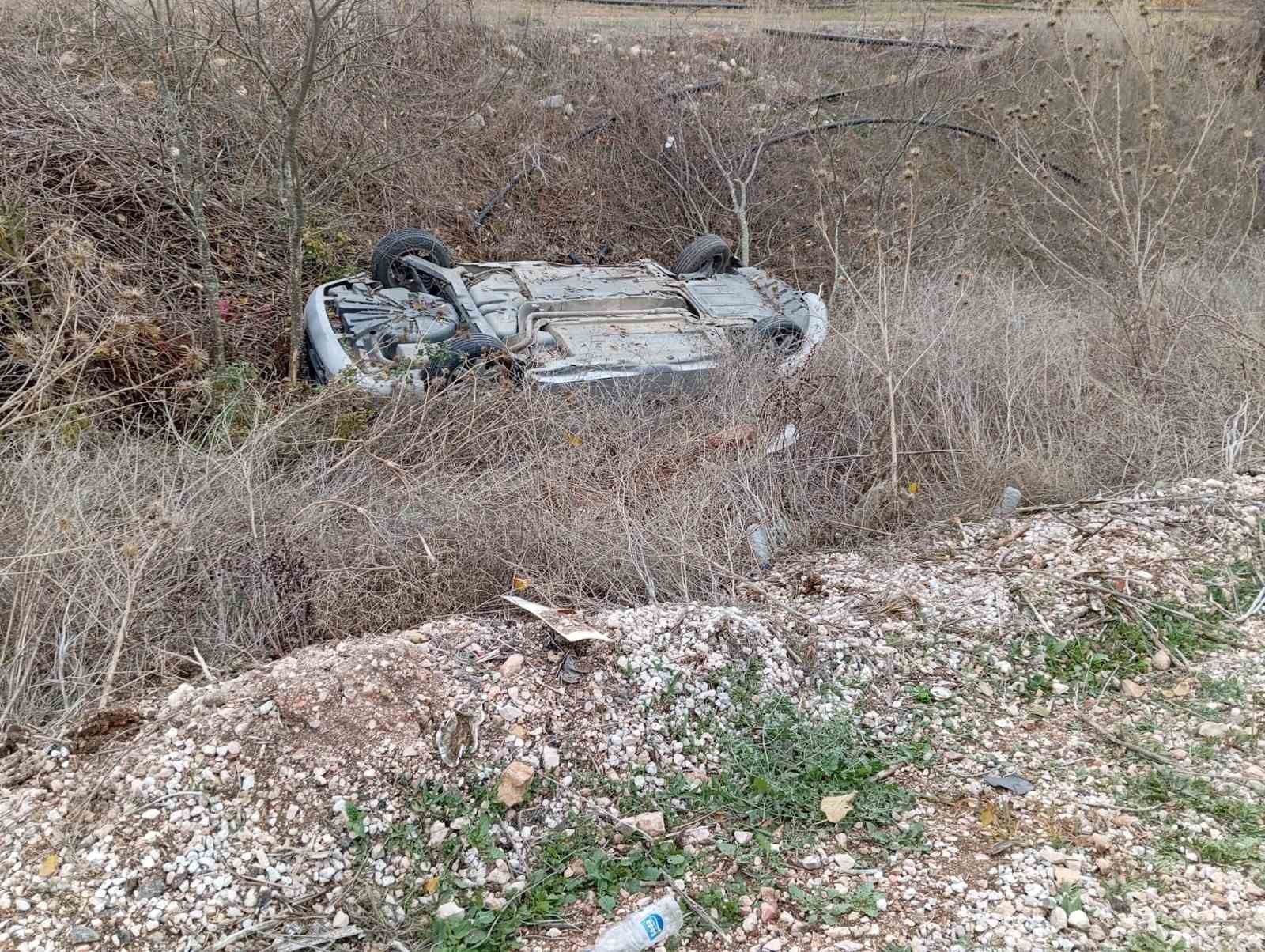 Karaağaç ovasında meydana gelen trafik kazasında 1 kişi yaralandı
