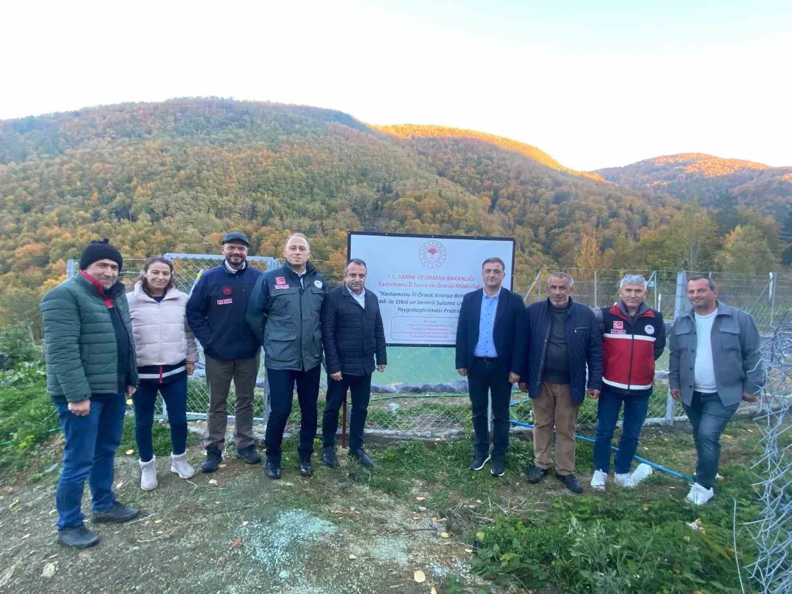 Kastamonu’da 100 tonluk su hasadı ile verimli sulama dönemi başladı
