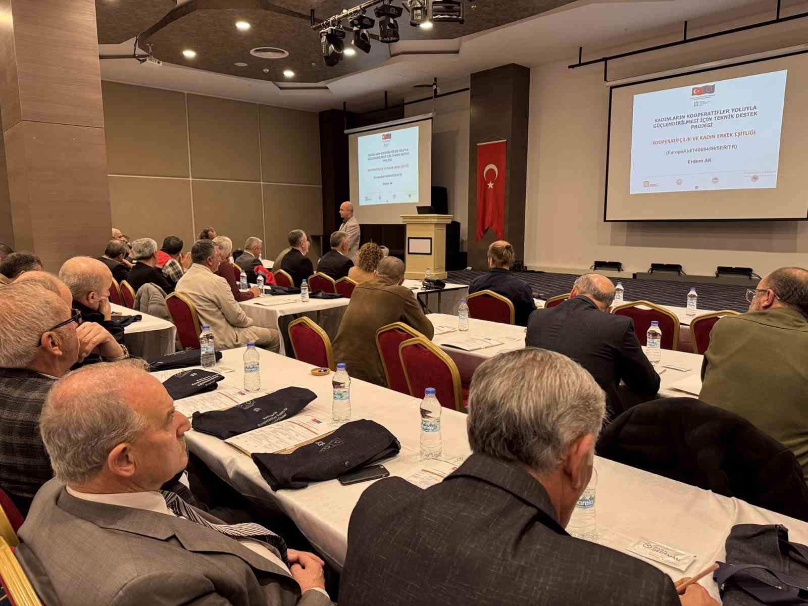 ’Kooperatifçilik ve Kadın Erkek Eşitliği’ tanıtım toplantısı başladı
