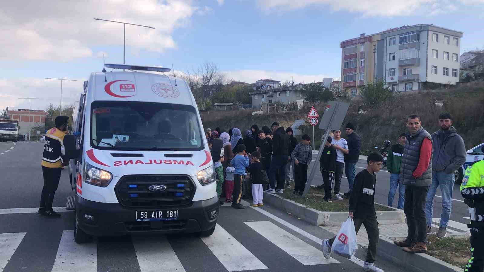 Tekirdağ’da trafik kazası: 1 ölü, 2 yaralı
