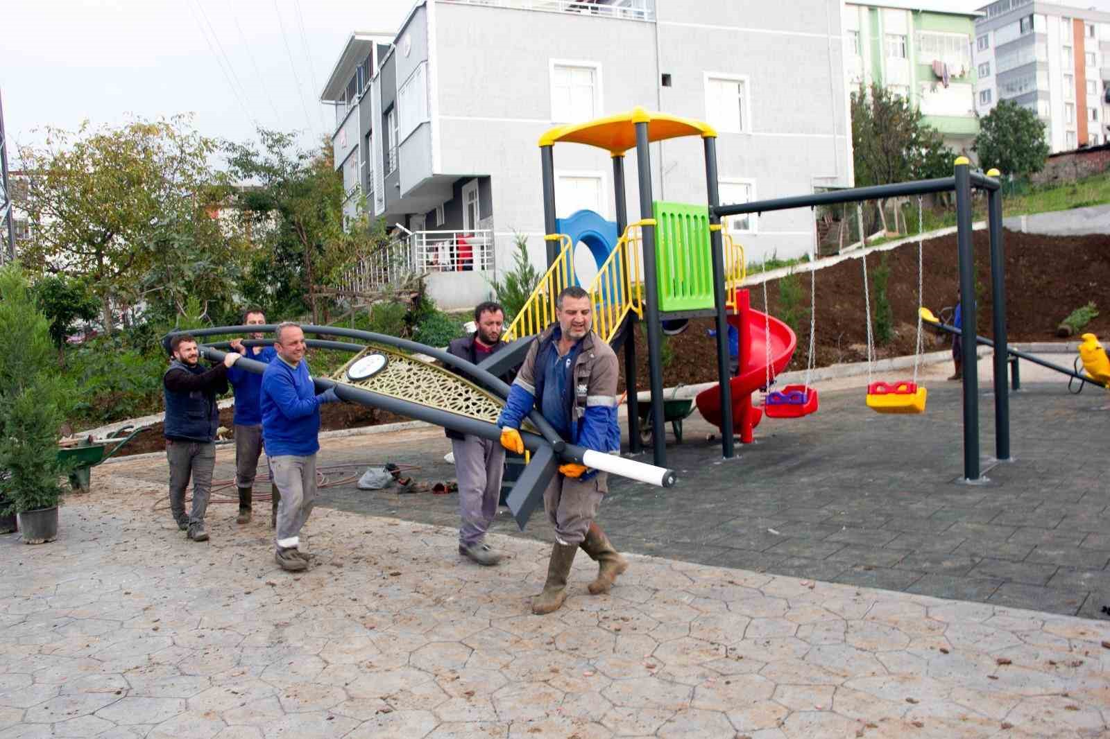 Canik’te çocuklara yeni parklar
