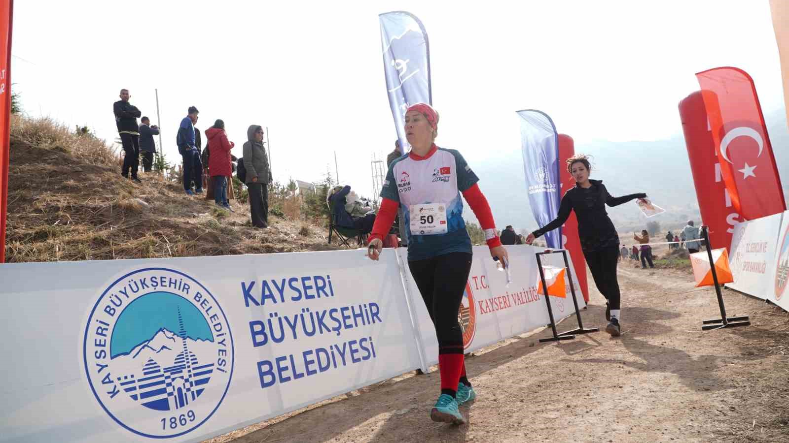 İlk defa yapılan Oryantirik Yarışması’nda sporcular Erciyes’ten memnun
