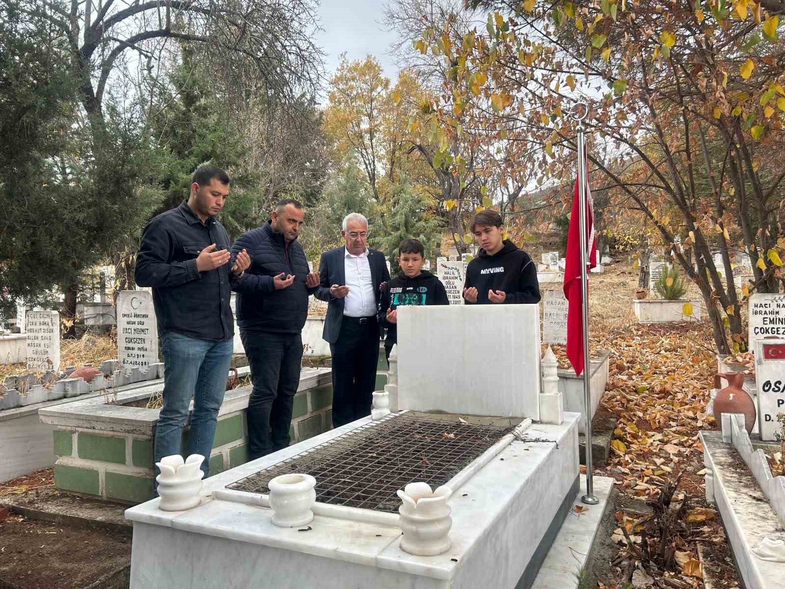 Orman şehidi Çokgezen mezarı başında anıldı
