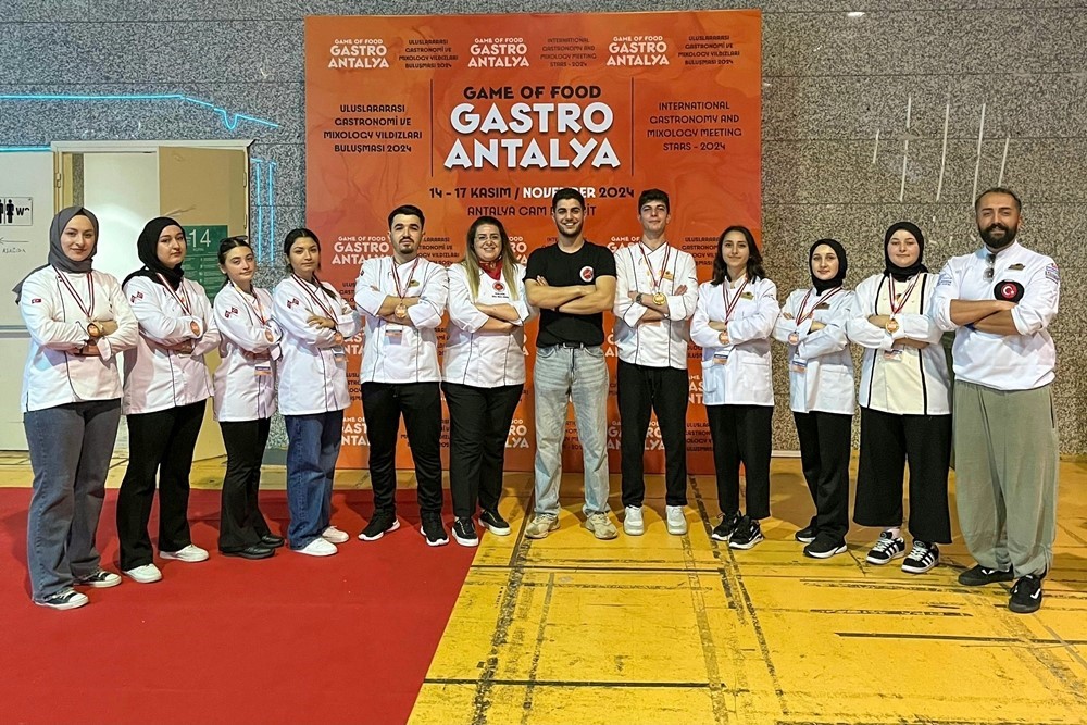 Kastamonu Üniversitesi GASTROANTALYA’dan madalyalarla döndü
