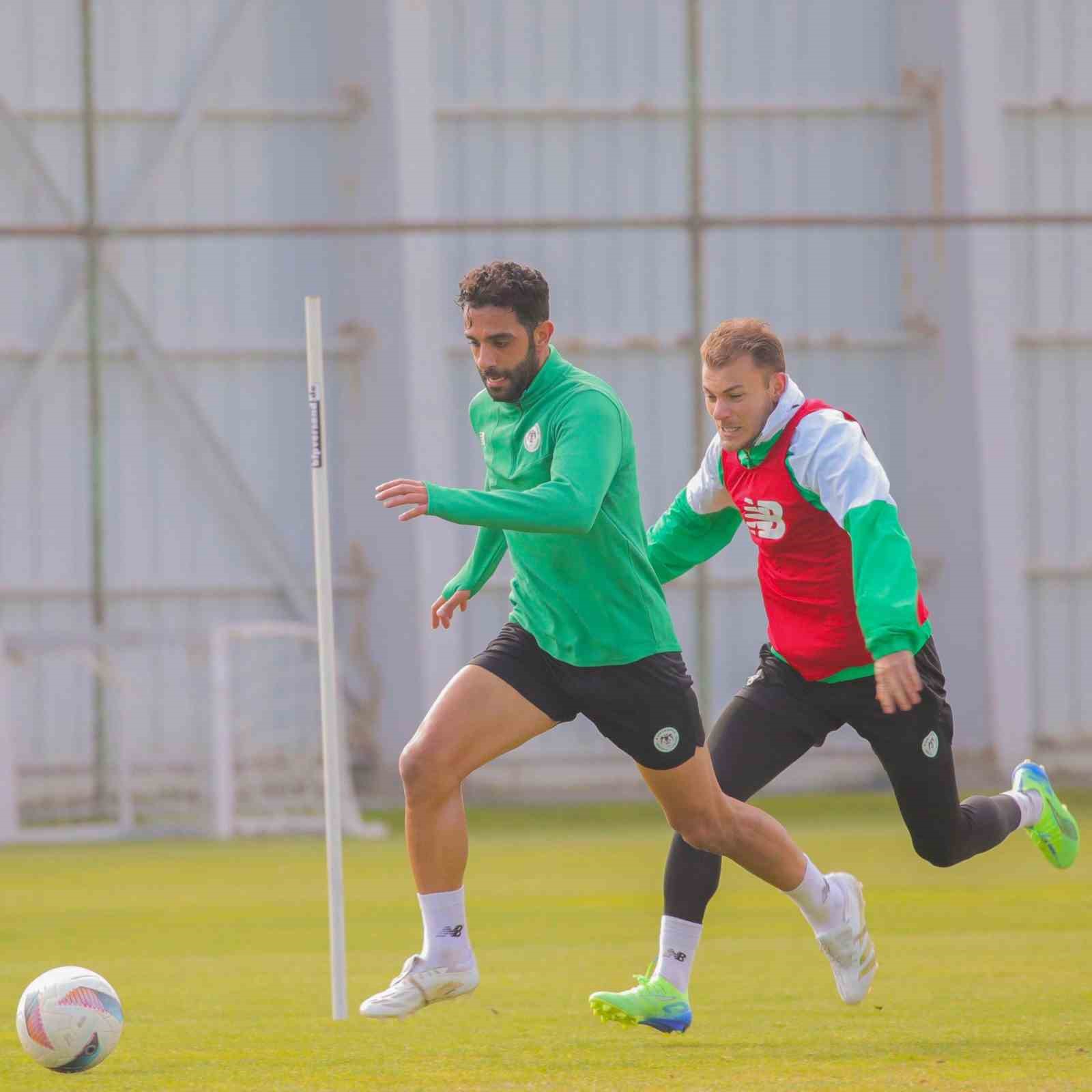 Konyaspor’da, Hatayspor maçı hazırlıkları devam etti
