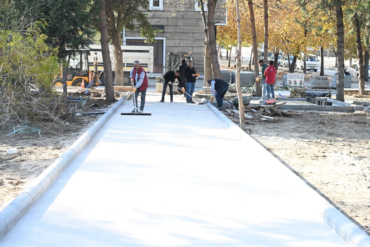 Isparta’da yeni park çalışmaları devam ediyor
