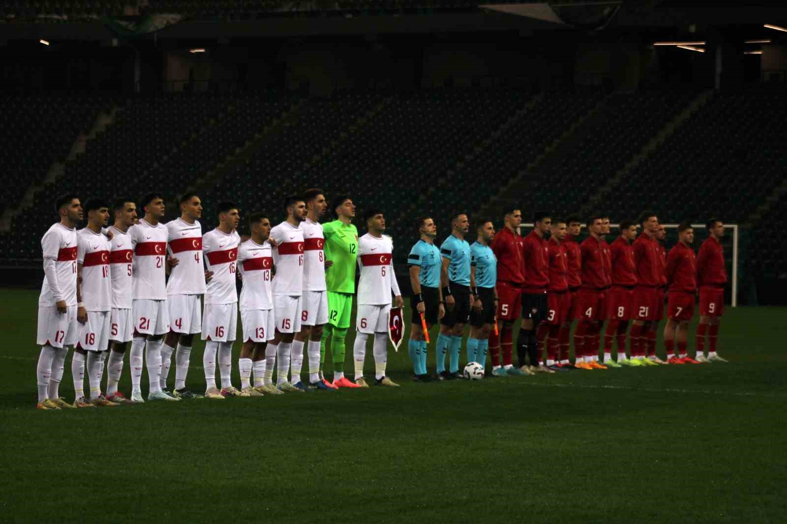 Hazırlık Maçı: Türkiye U21: 1 - Sırbistan U21: 2
