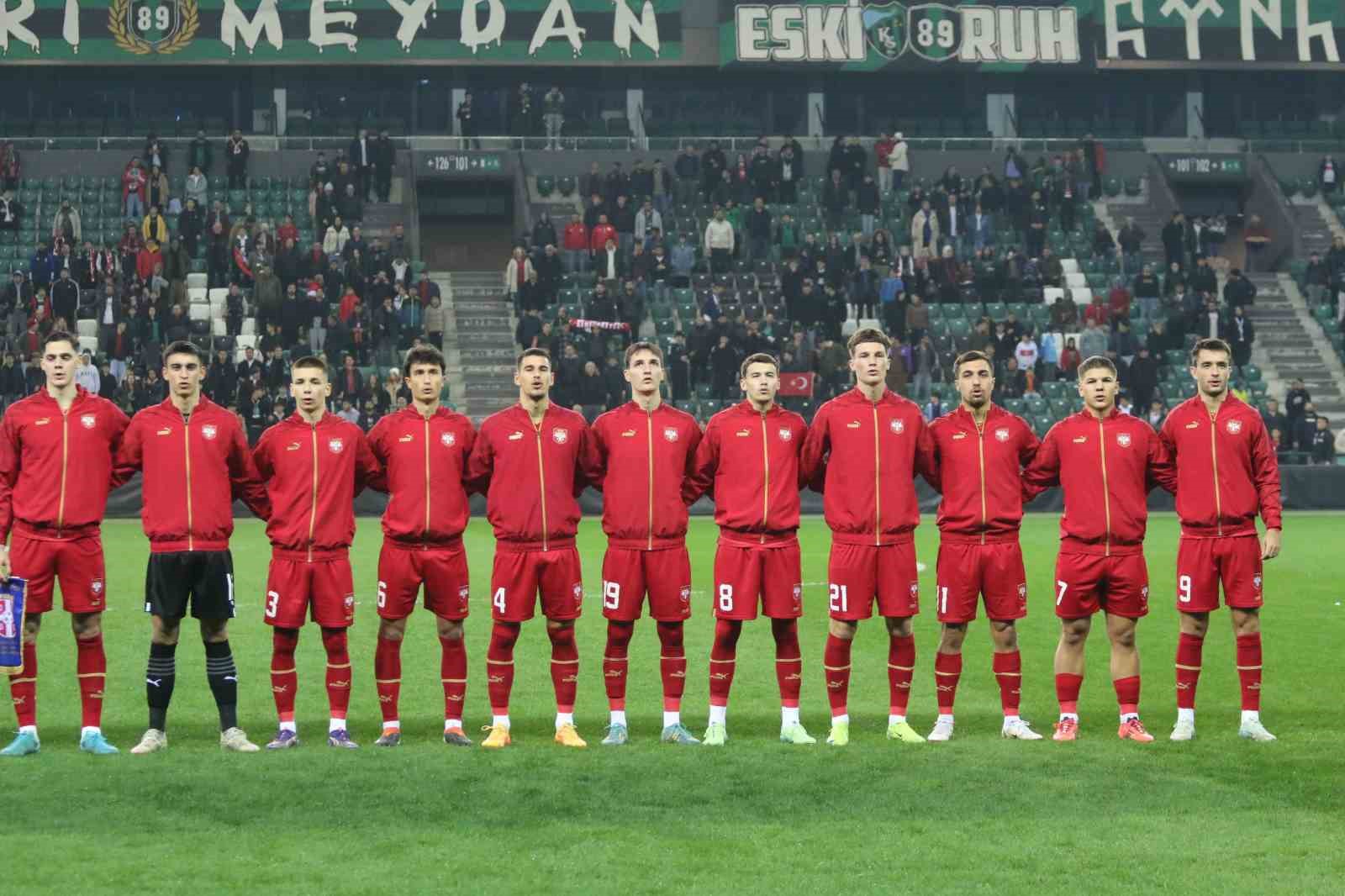 Hazırlık Maçı: Türkiye U21: 1 - Sırbistan U21: 2
