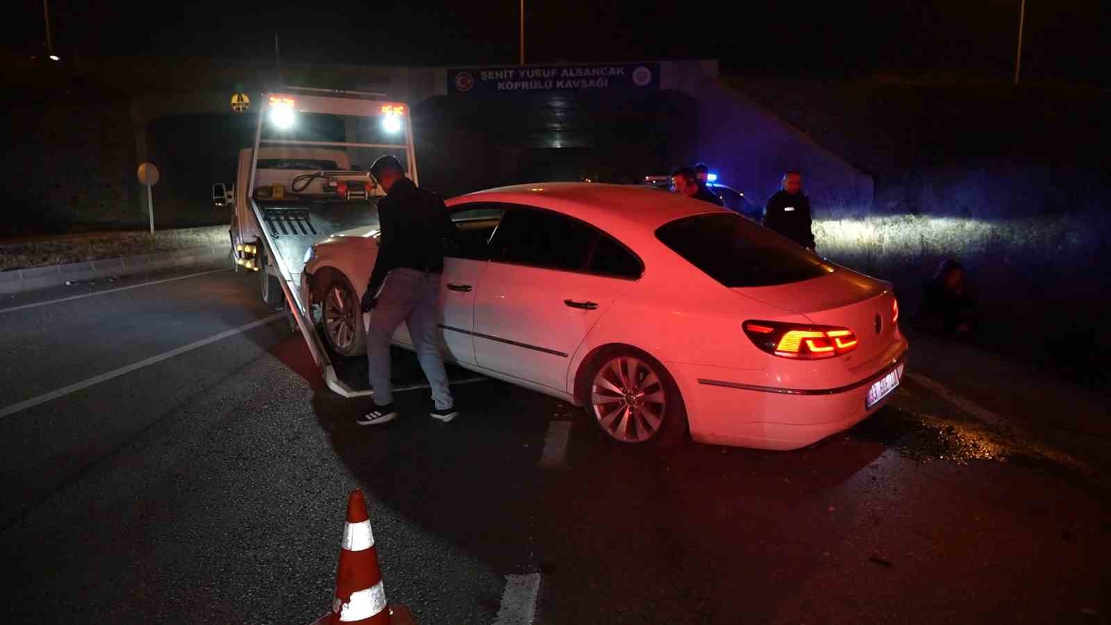 Alkollü sürücü kaza yaptı: Ehliyetine el konuldu, 9 bin 574 lira ceza kesildi
