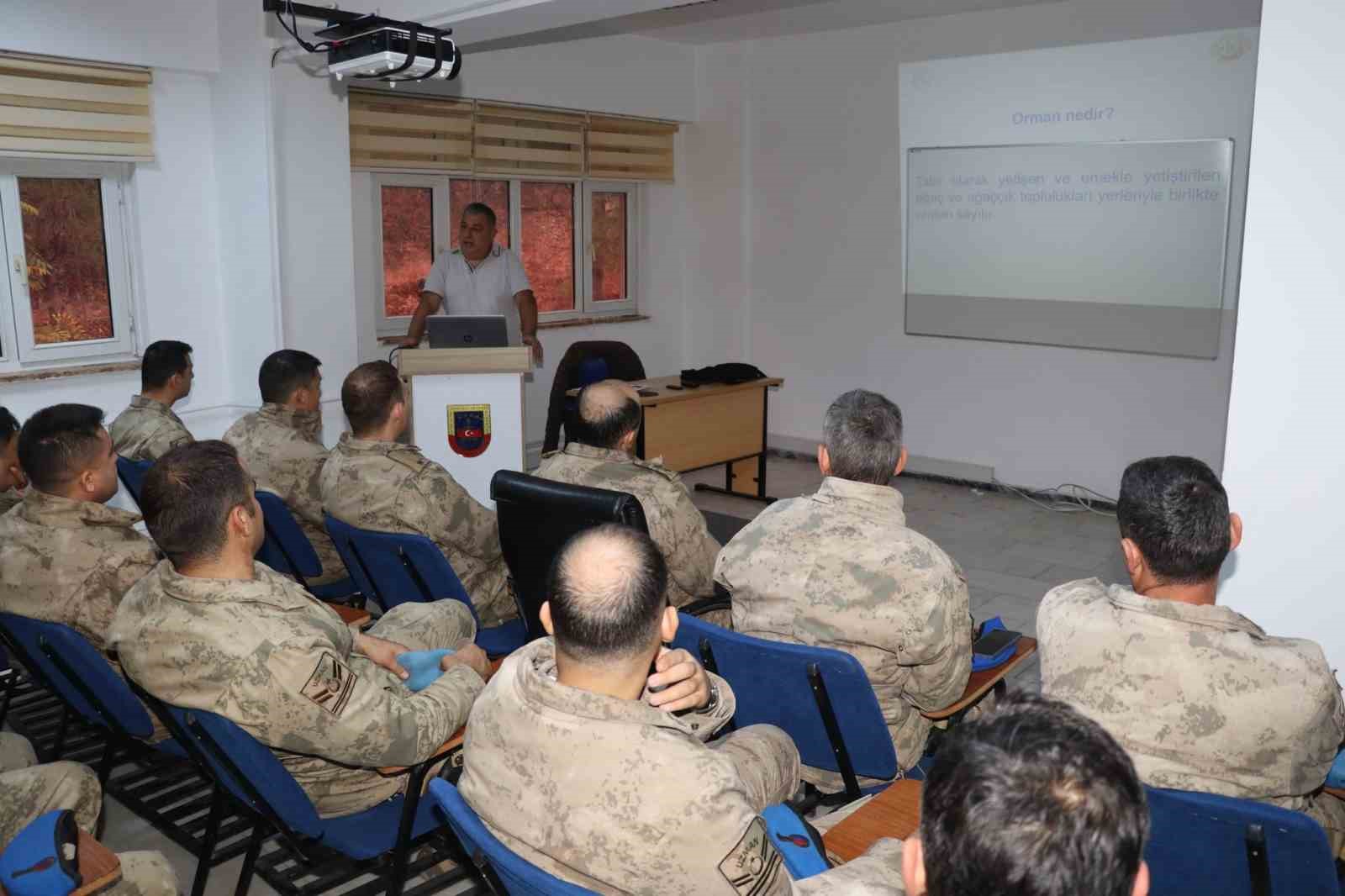 Muğla’da Jandarma personeline orman yangını eğitimi
