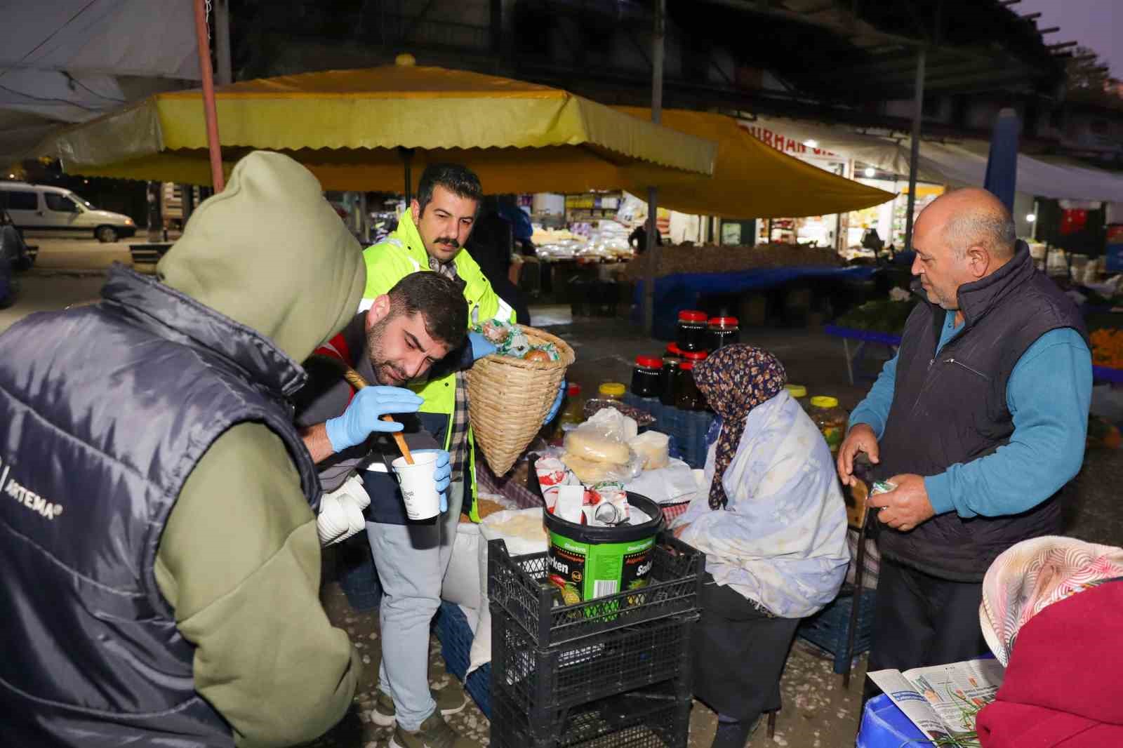 Pazar esnafının çorbası OBB’den
