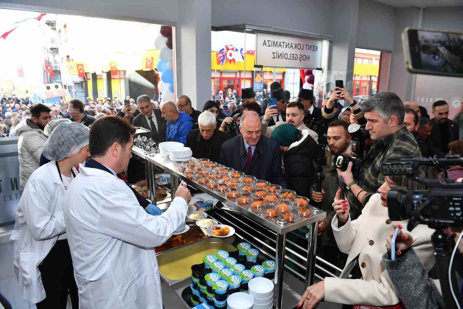 Trabzon’da ikinci kent lokantası İnönü mahallesinde açıldı
