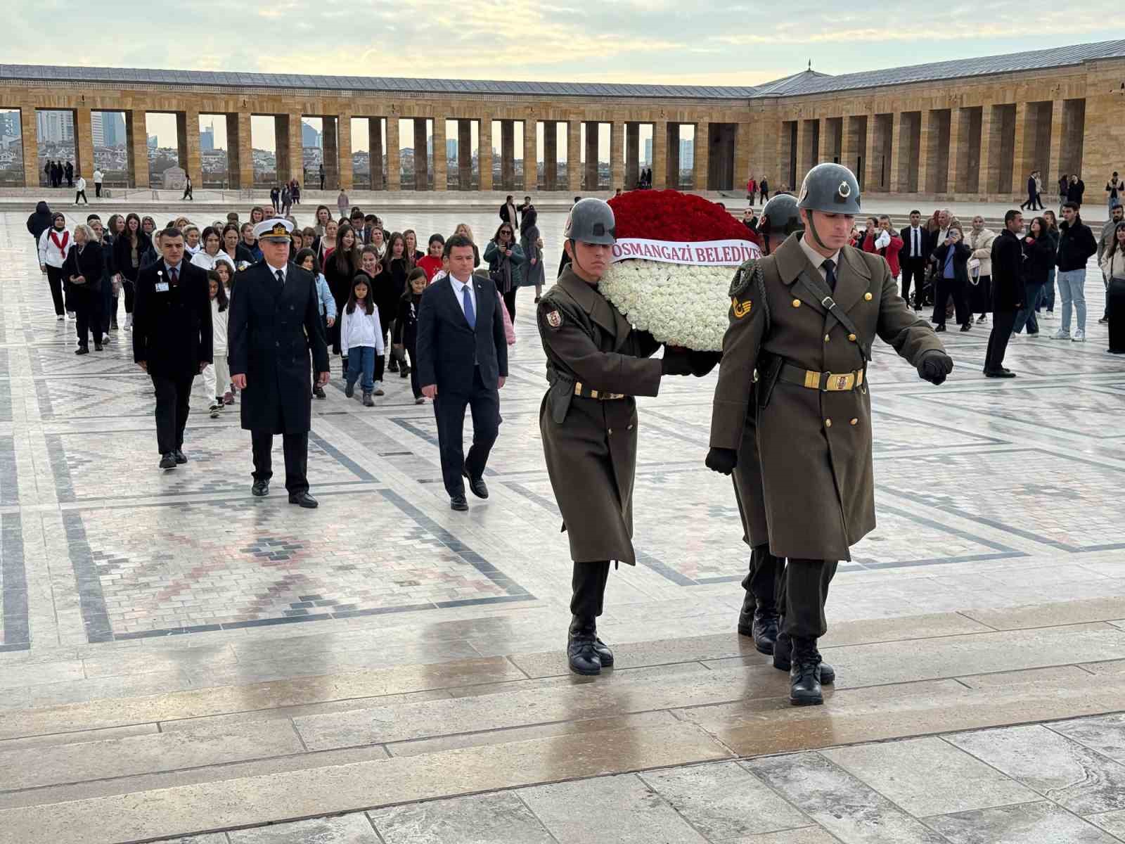 Osmangazili çocuklar Anıtkabir’de
