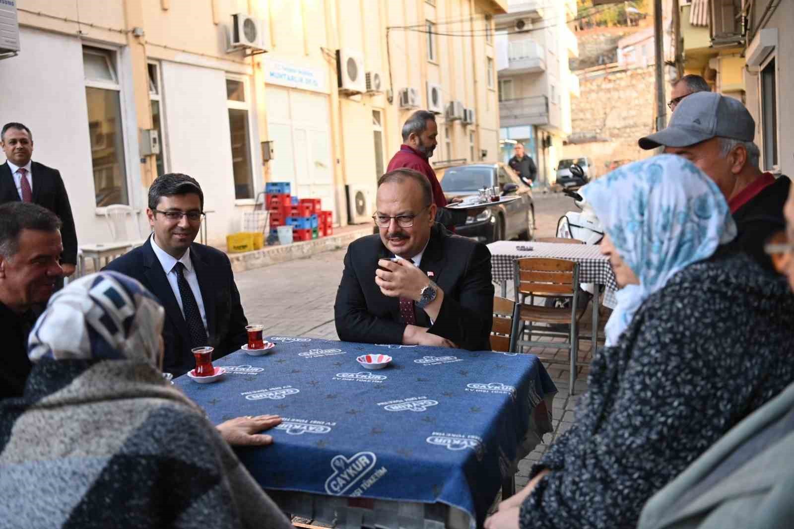 Aydın Valisi Canbolat, Yenipazar’da incelemelerde bulundu
