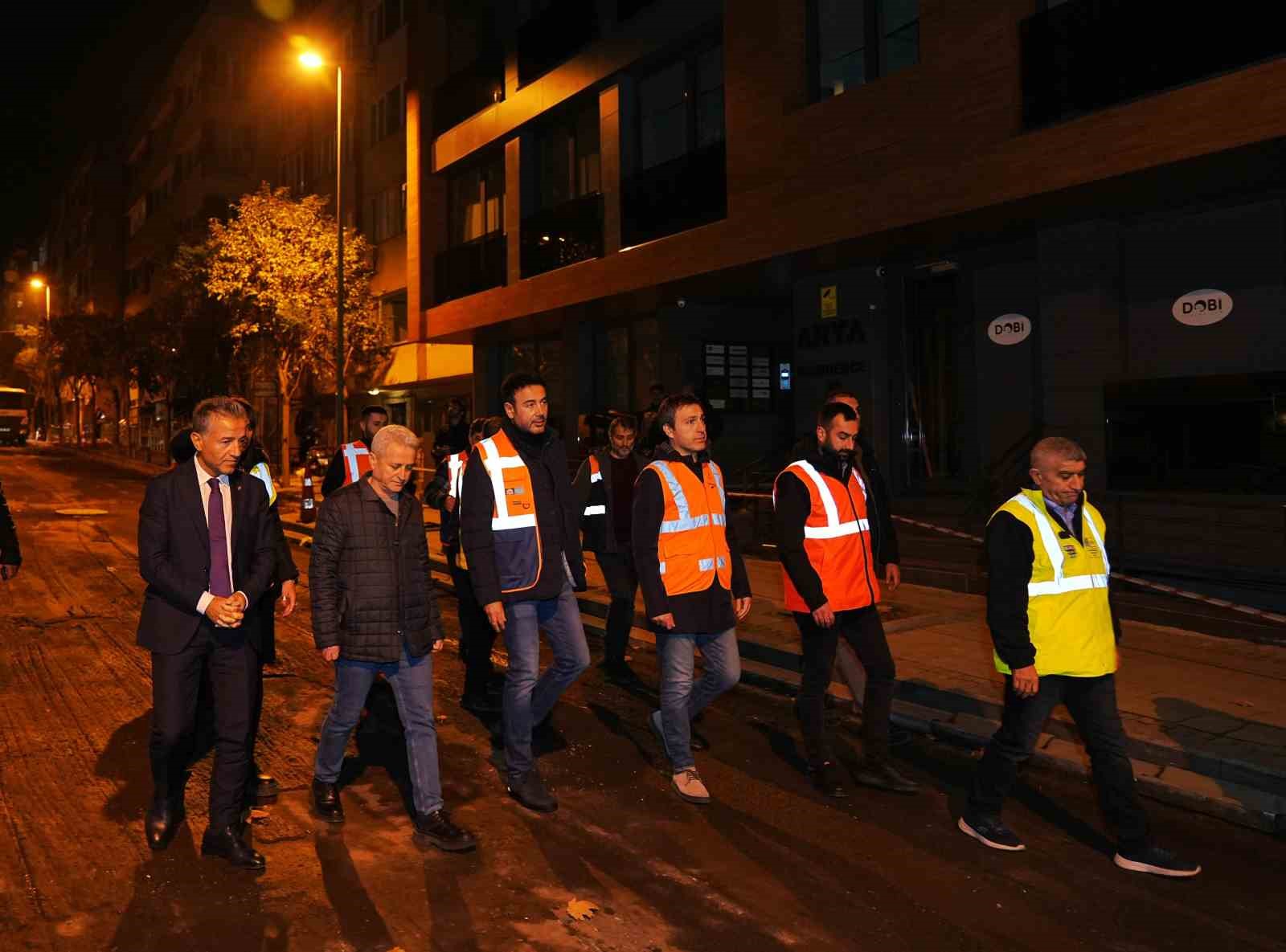 Beşiktaş’ta yol bakım ve onarım çalışmaları devam ediyor
