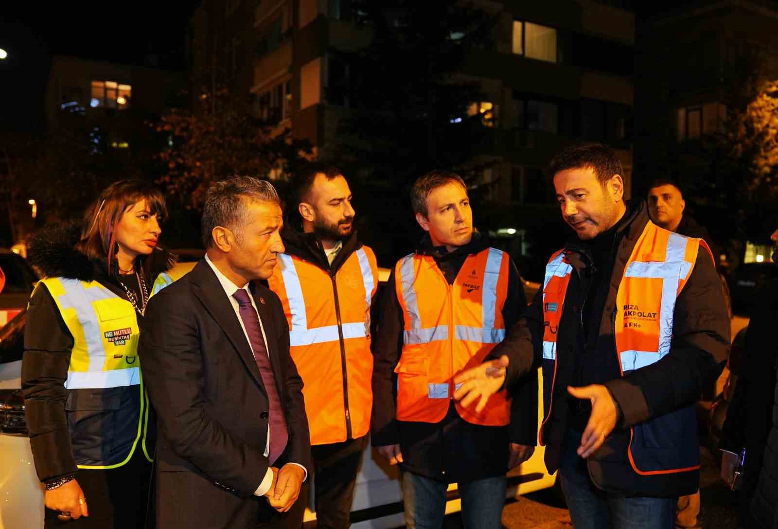 Beşiktaş’ta yol bakım ve onarım çalışmaları devam ediyor
