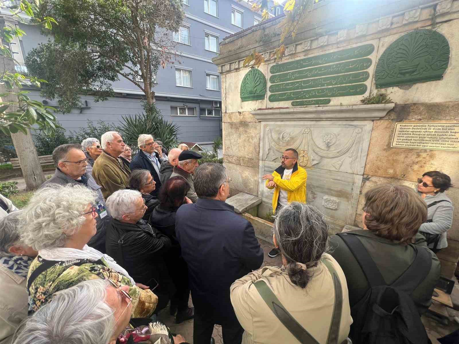 Üçüncü Yaş Üniversitesi öğrencileri “Şehitler Çeşmesi”nde
