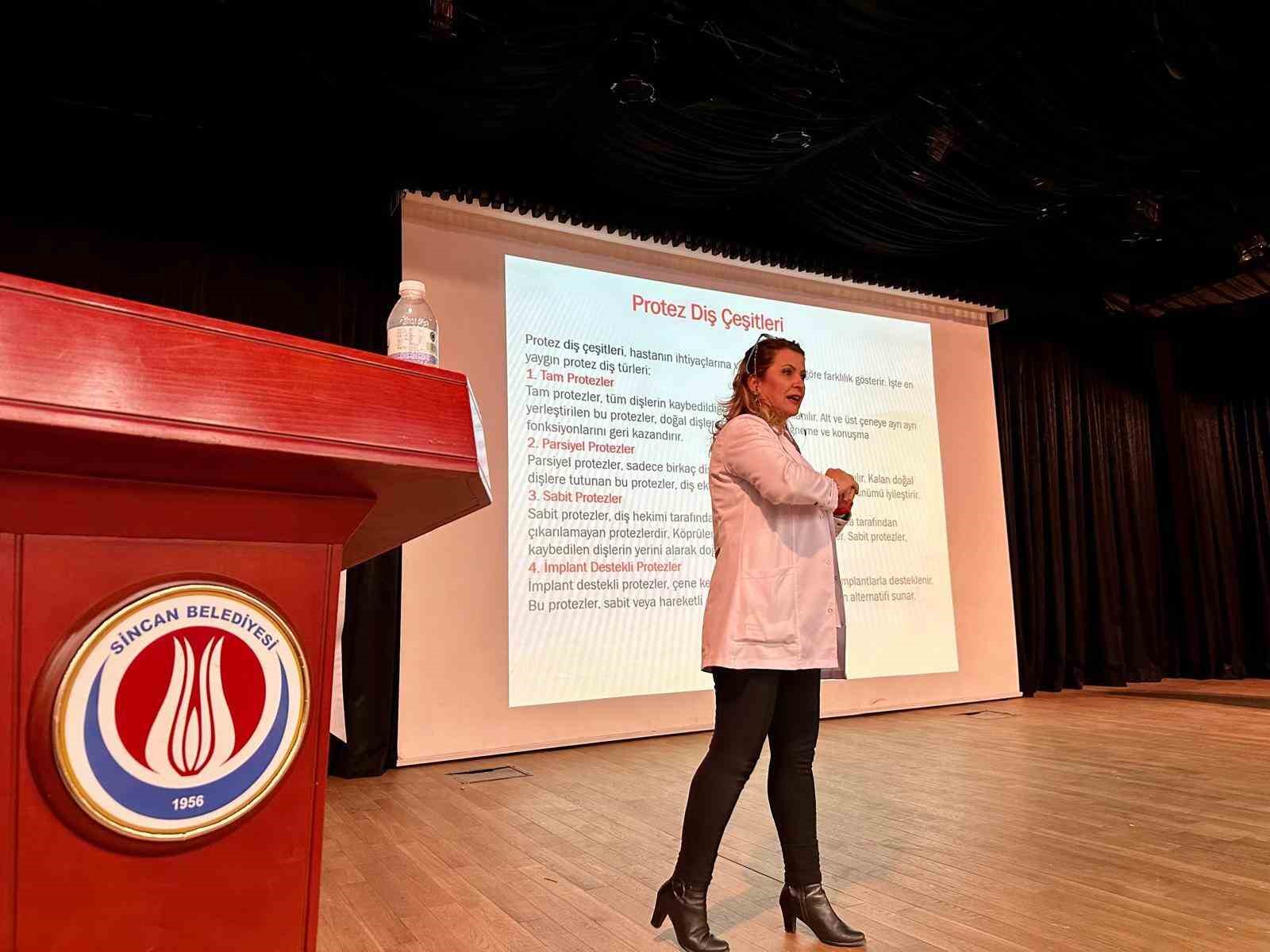 Sincan Belediyesi’nden “Ağız ve Diş Sağlığı” semineri
