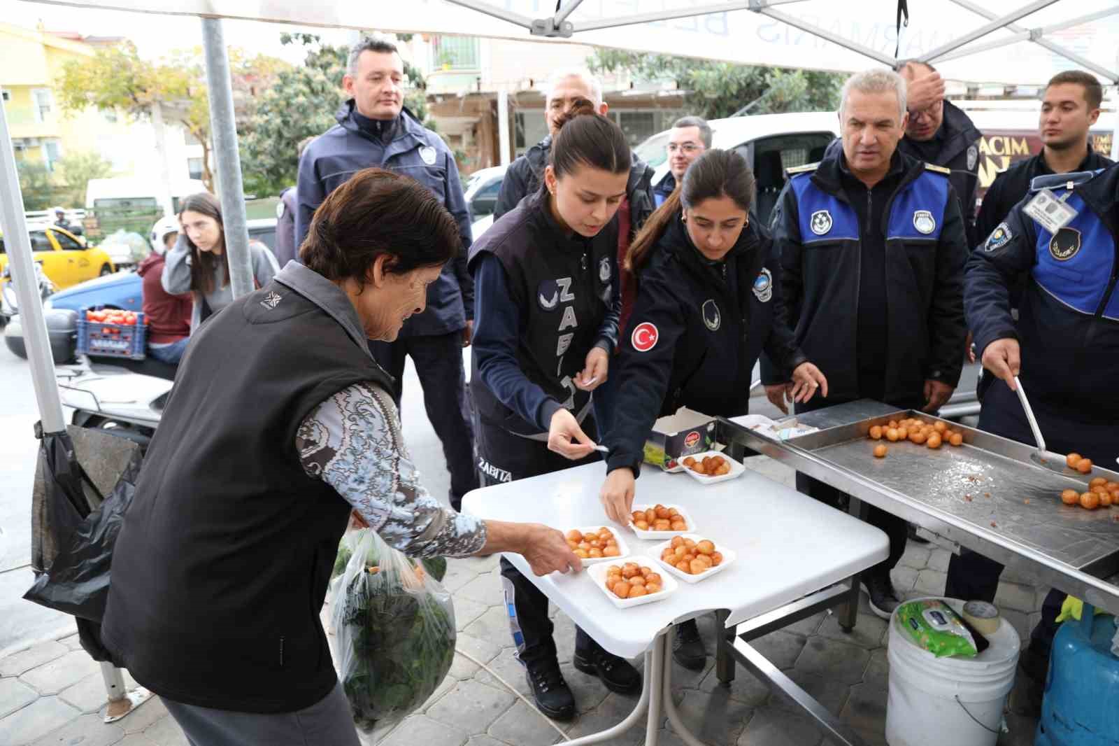 Marmaris’te vefat eden zabıta komiseri Çetin unutulmadı
