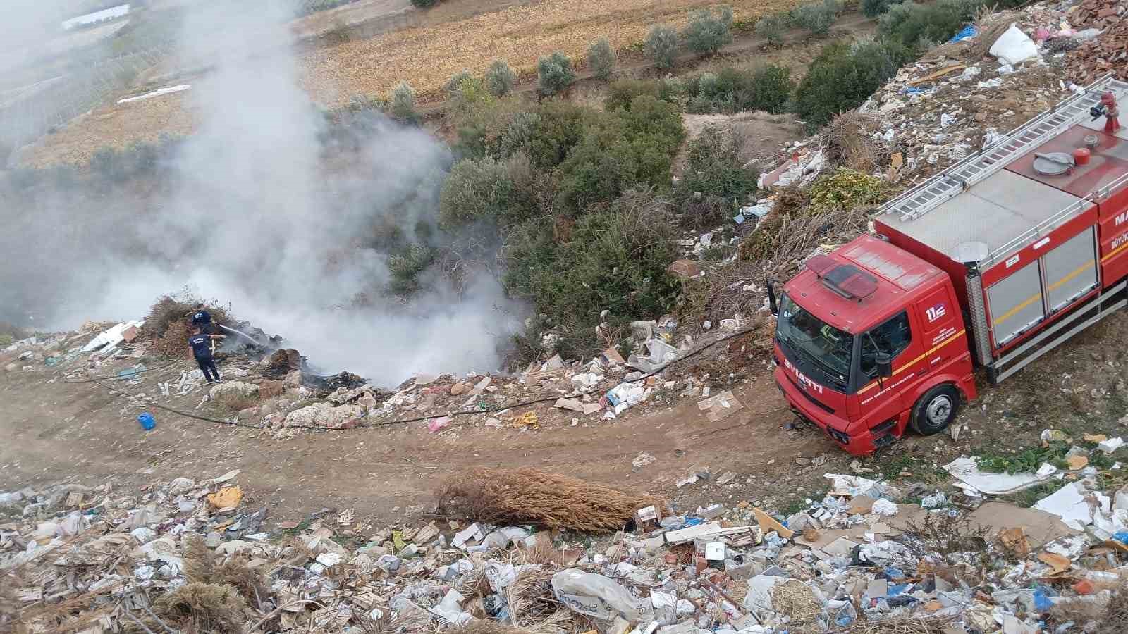 Çöplükte çıkan yangın söndürüldü
