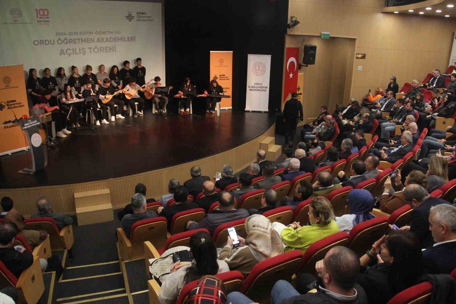 Ordu’da Öğretmen Akademileri’nin açılış programı düzenlendi
