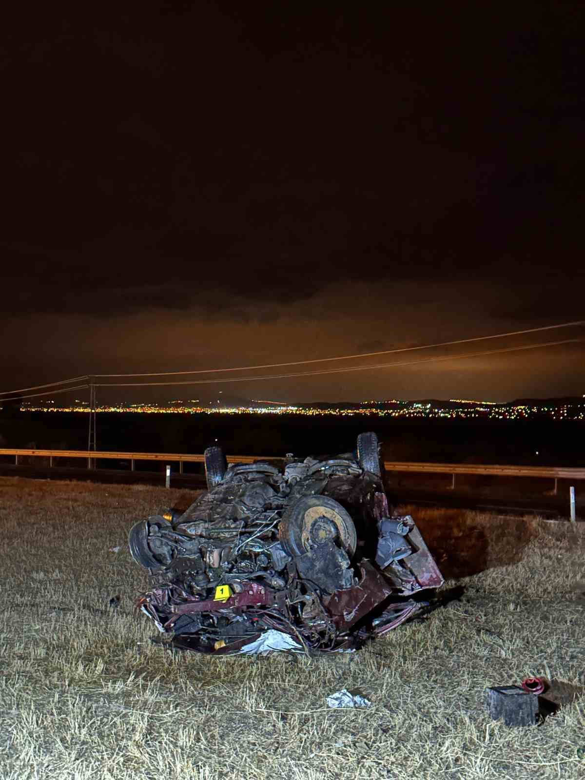 Elazığ’da otomobil takla attı: 1 ölü
