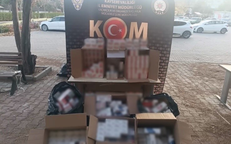 Kayseri’de kaçakçılara yönelik 