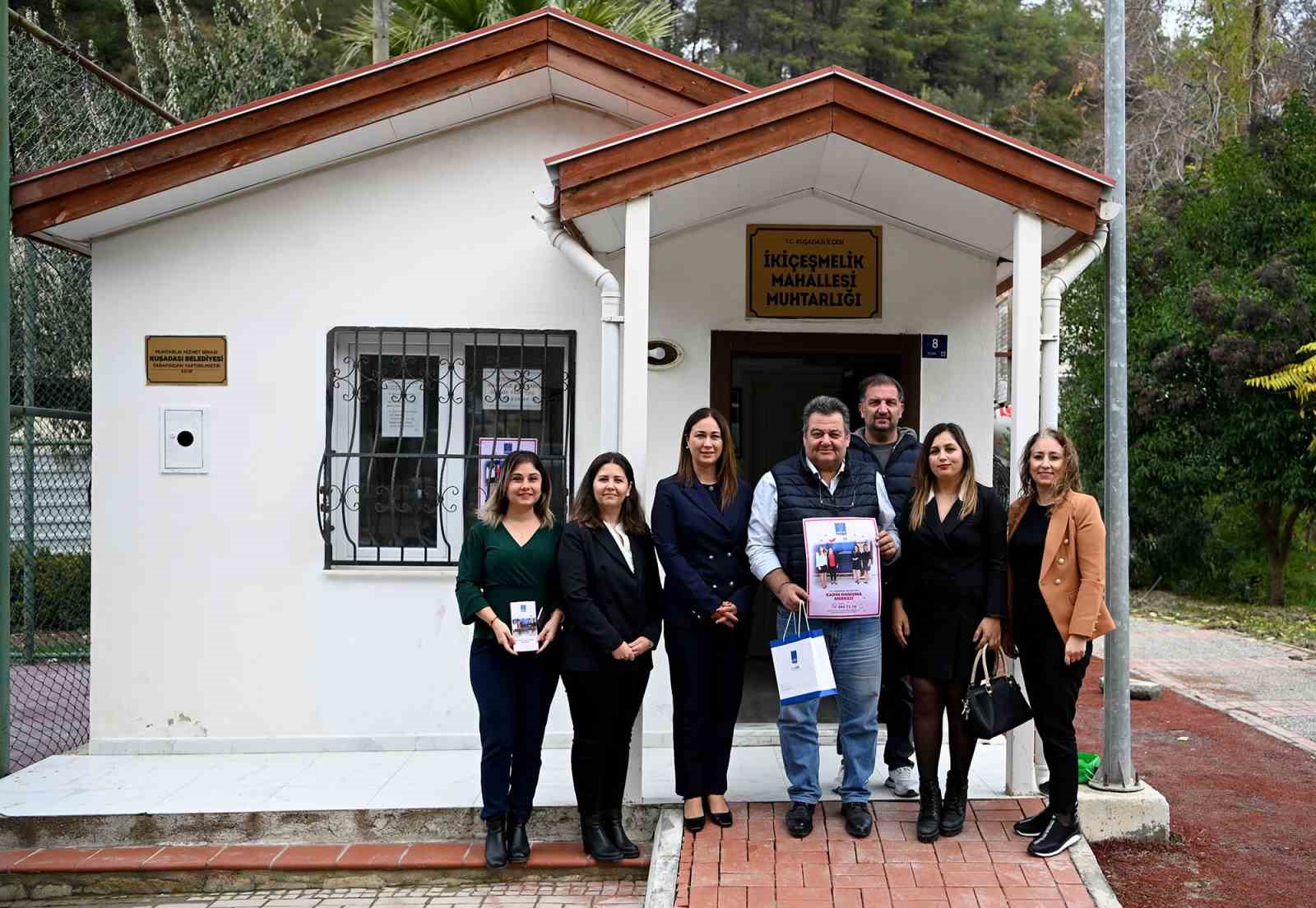 Kuşadası Belediyesi kadına yönelik şiddete karşı mücadele çalışmalarını sürdürüyor
