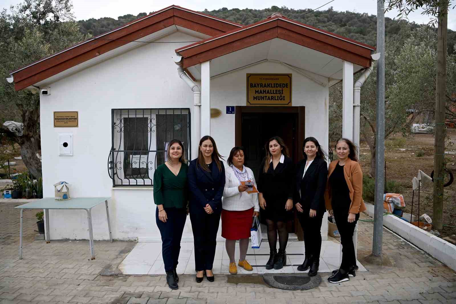 Kuşadası Belediyesi kadına yönelik şiddete karşı mücadele çalışmalarını sürdürüyor
