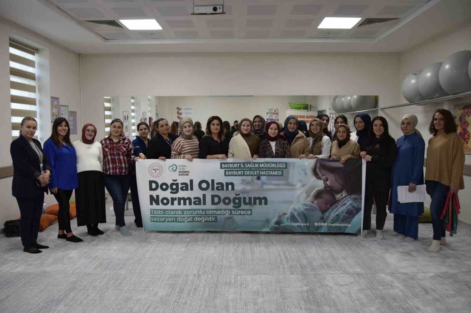 Normal Doğum Eylem Planı kapsamında anne adayı sağlık çalışanlarına eğitimler verildi
