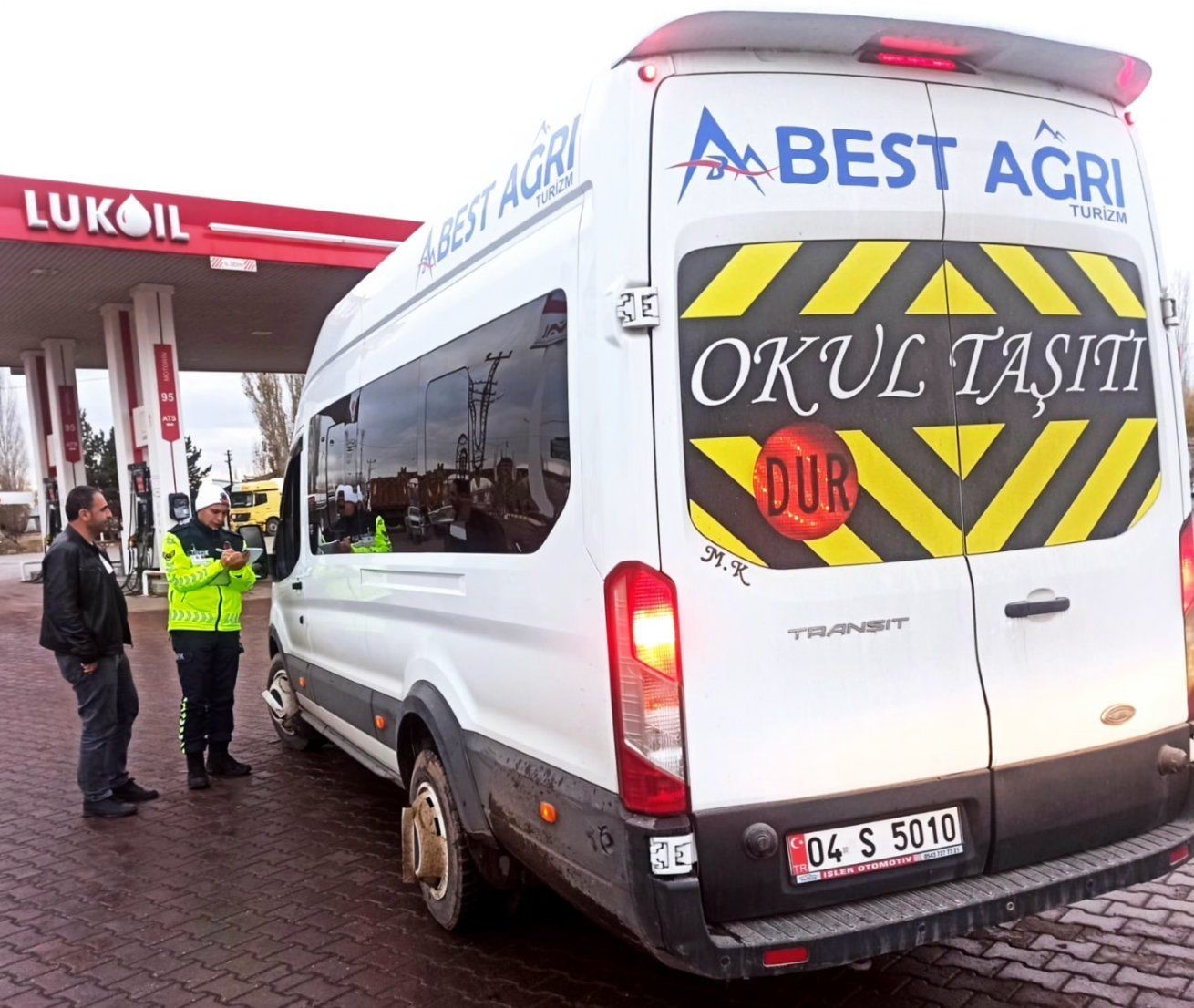 Patnos’ta öğrenci taşıma araçlarında güvenlik denetimi yapıldı
